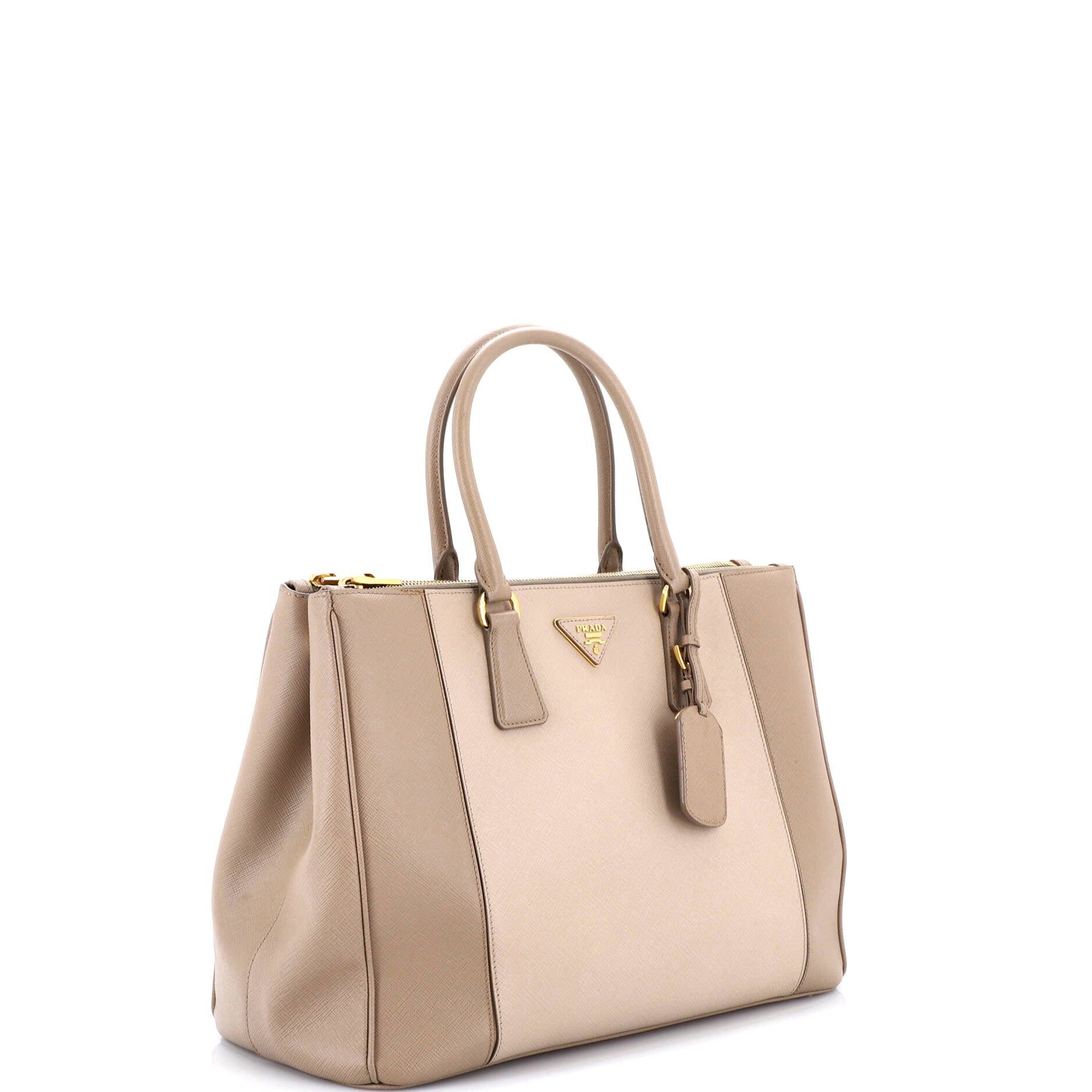 Prada Bicolor Double Zip Lux Tote Size ONE SIZE - 2 Thumbnail