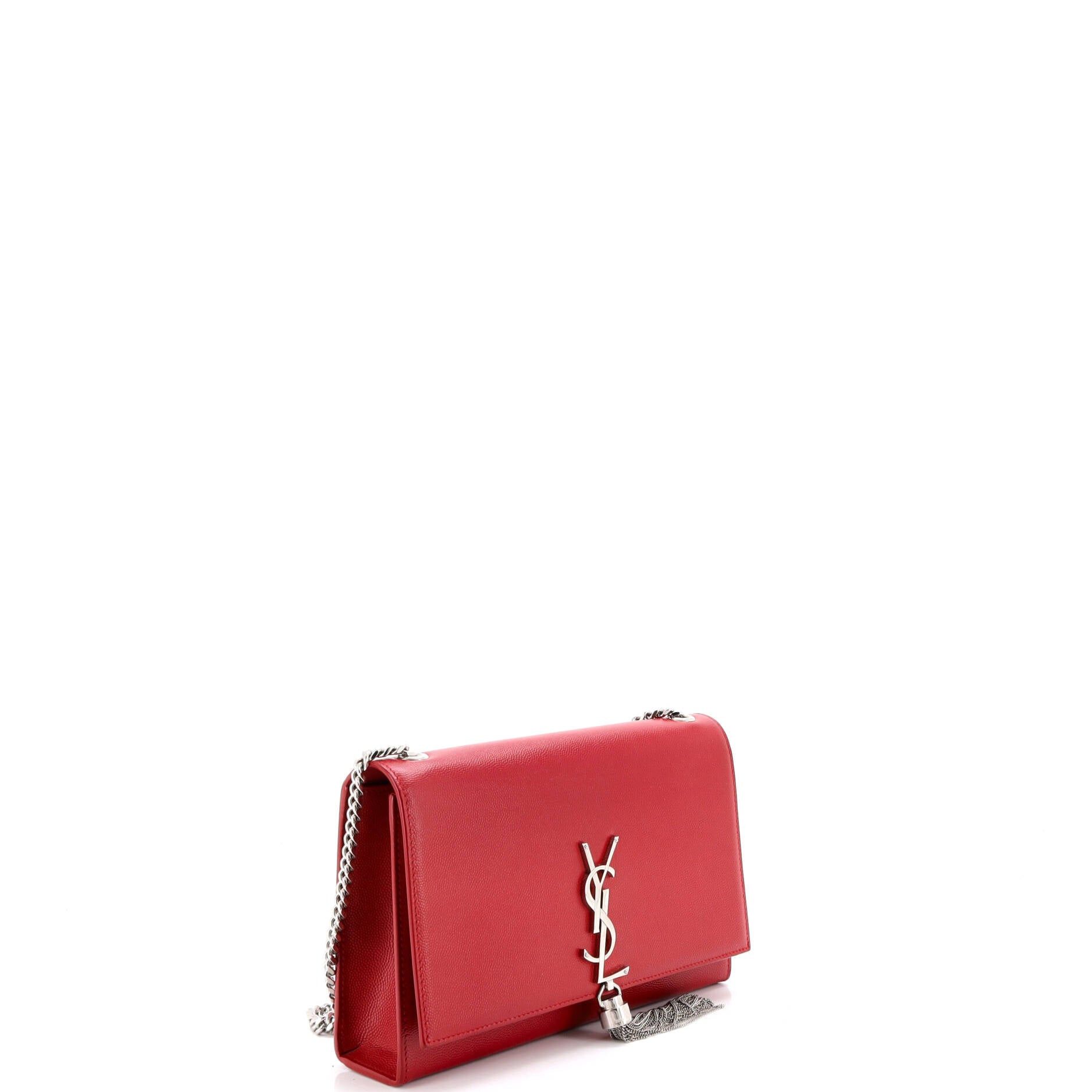 Saint Laurent Paris Classic Monogram Tassel Crossbody Bag Size ONE SIZE - 2 Thumbnail