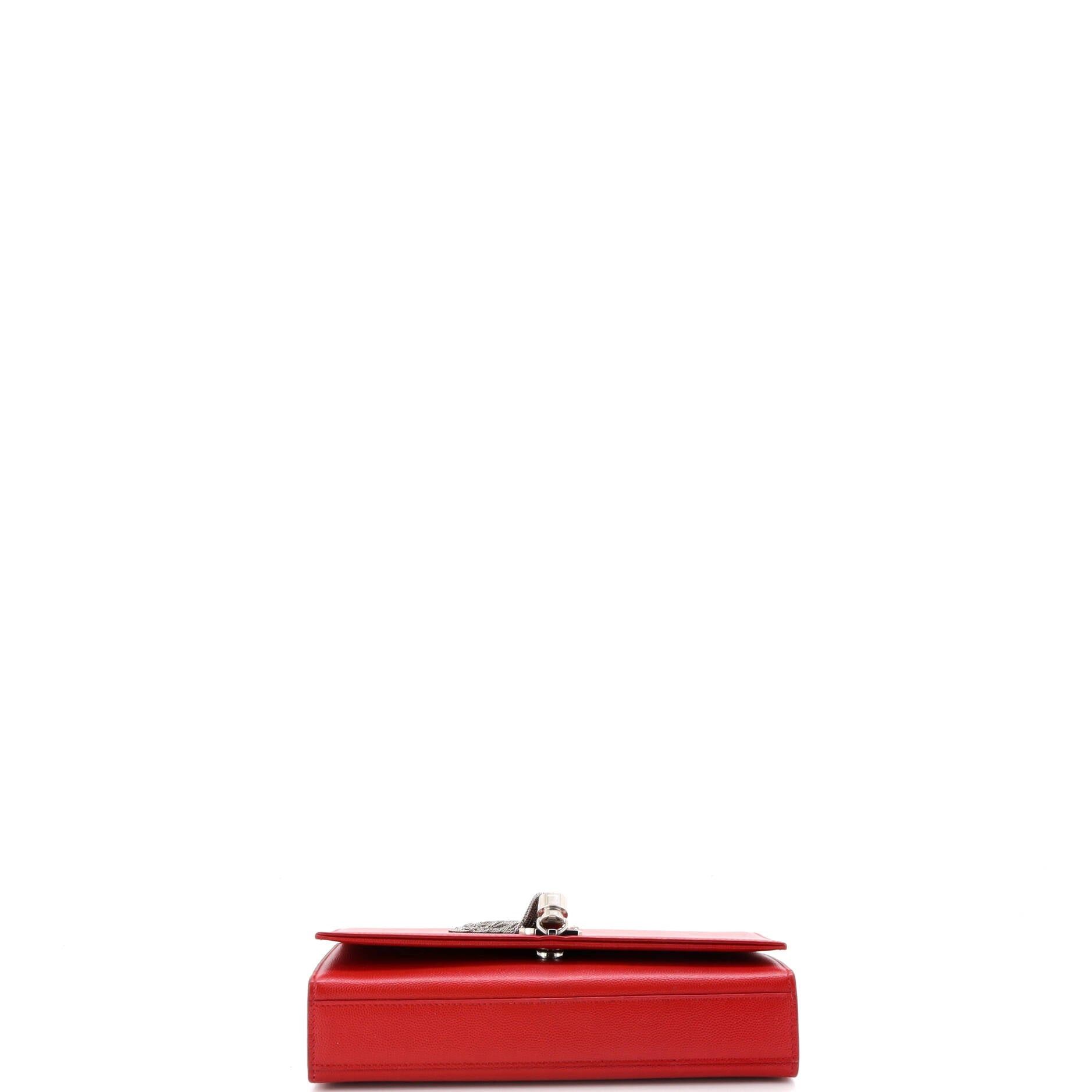 Saint Laurent Paris Classic Monogram Tassel Crossbody Bag Size ONE SIZE - 4 Thumbnail