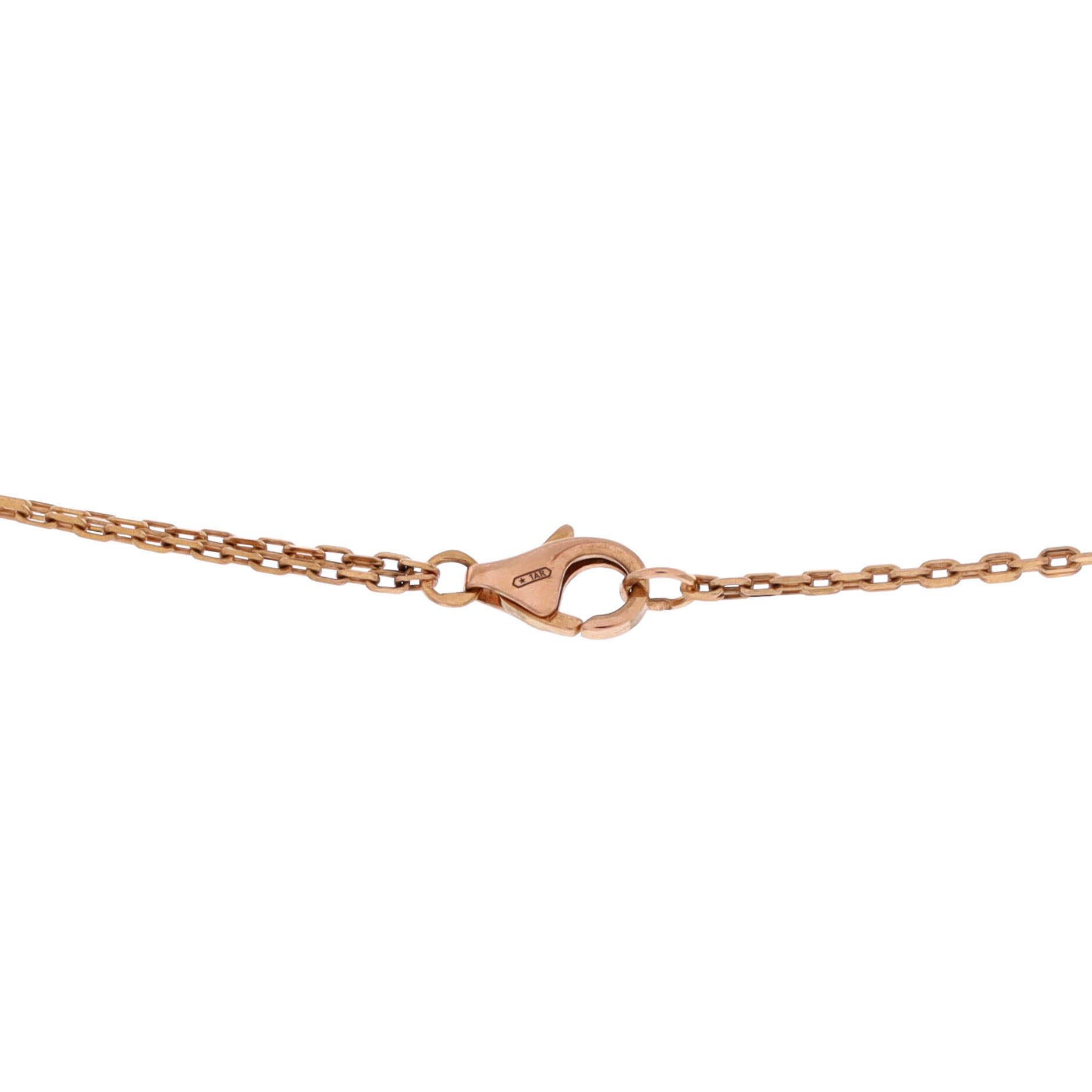 Cartier 2 Diamonds Love Pendant Necklace Size ONE SIZE - 4 Thumbnail