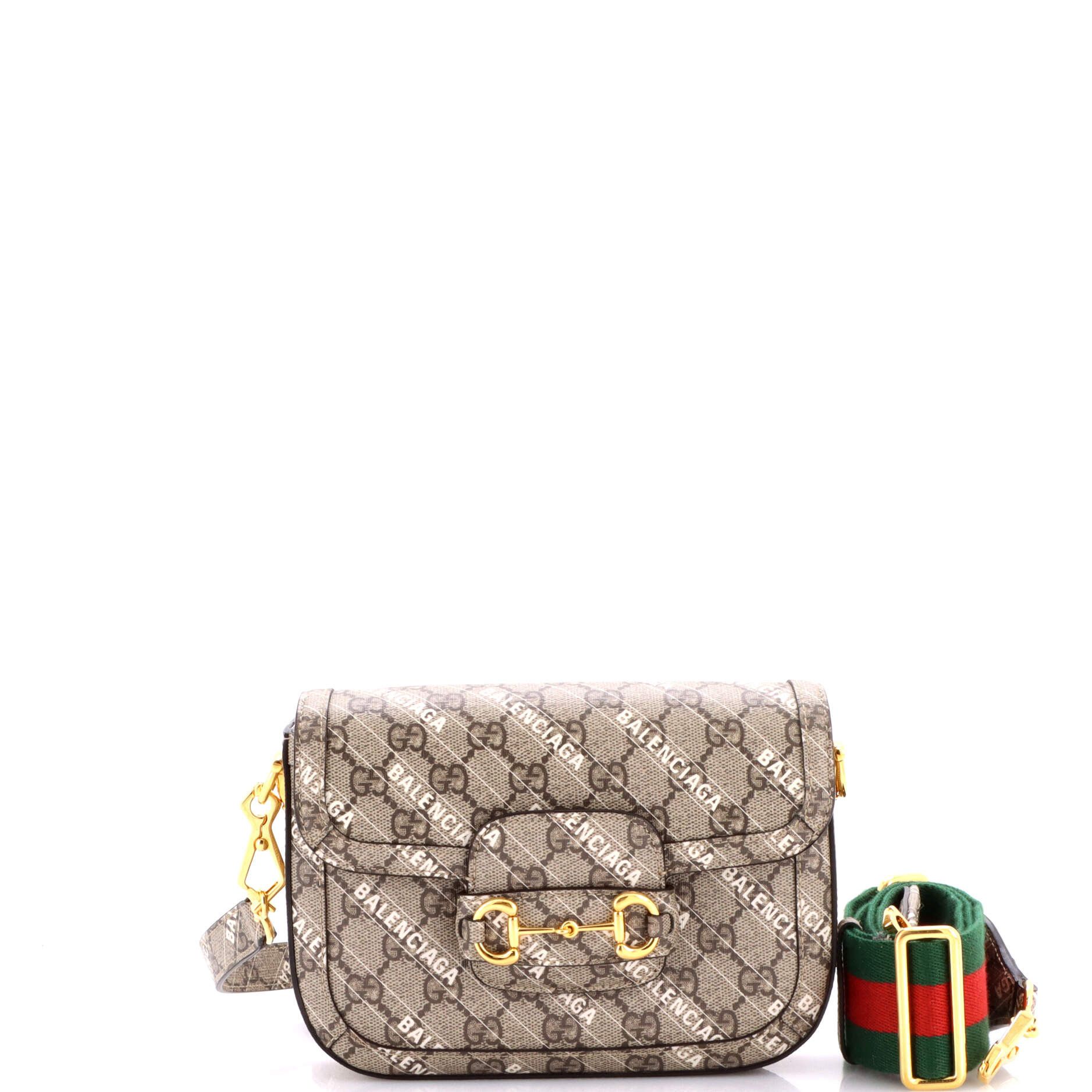 Gucci x Balenciaga The Hacker Project Horsebit 1955 Shoulder Bag Size ONE SIZE - 2 Thumbnail