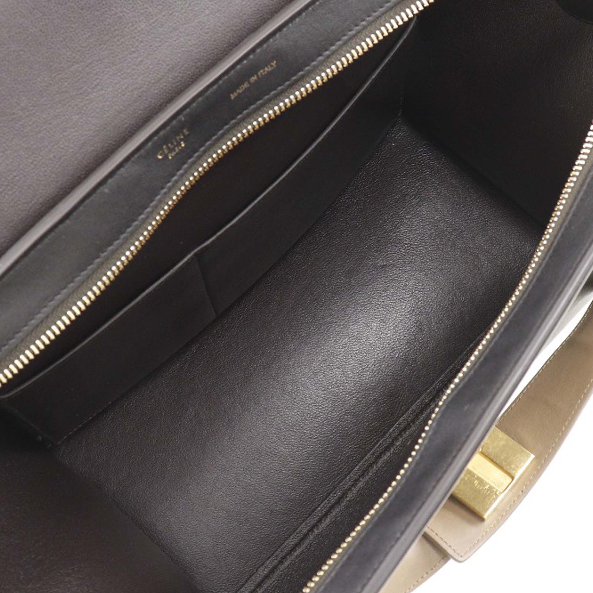 Celine Celine Small Tricolor Leather Trapeze Satchel Size ONE SIZE - 4 Thumbnail