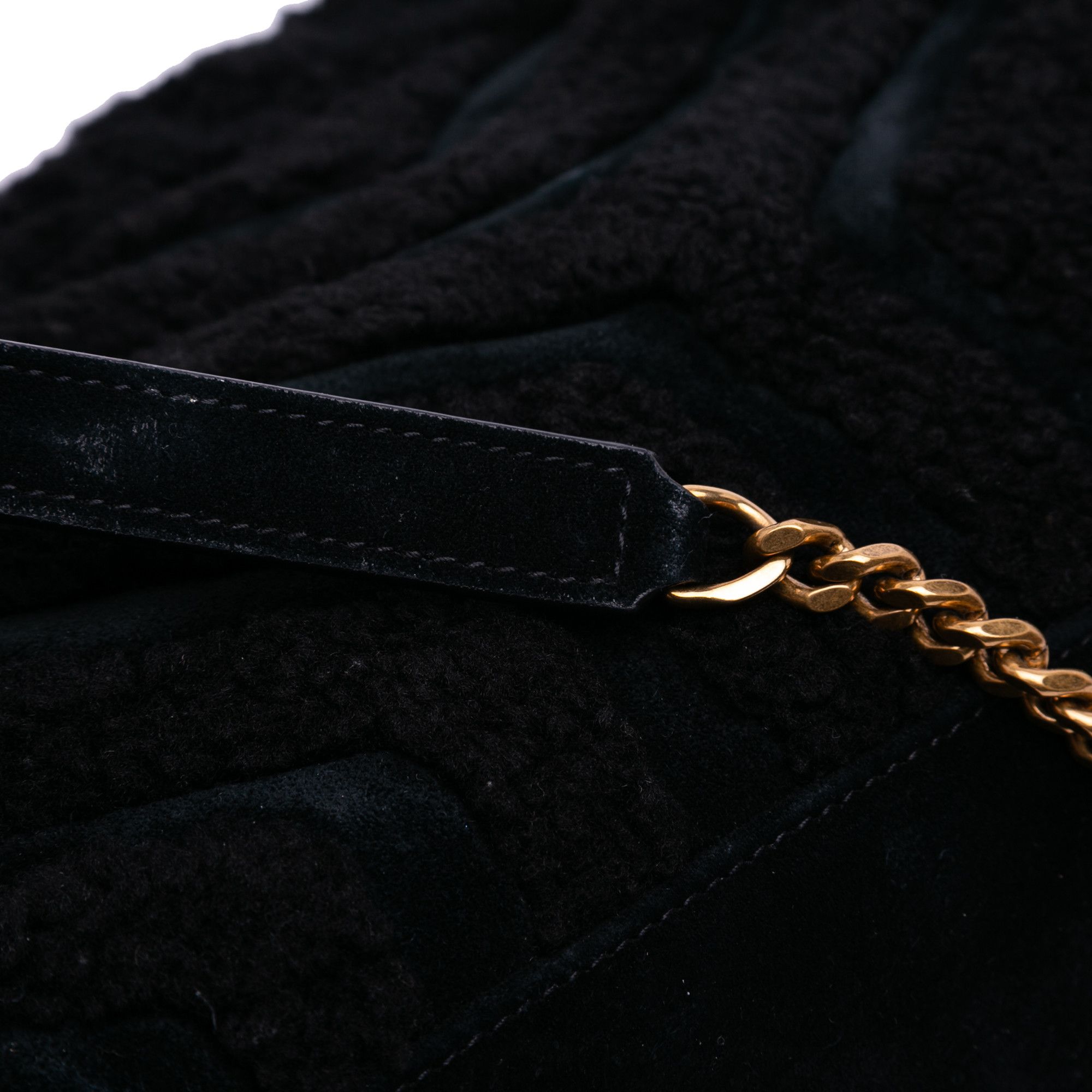 Yves Saint Laurent Yves Saint Laurent Medium Shearling Loulou Shoulder Bag Size ONE SIZE - 10 Thumbnail