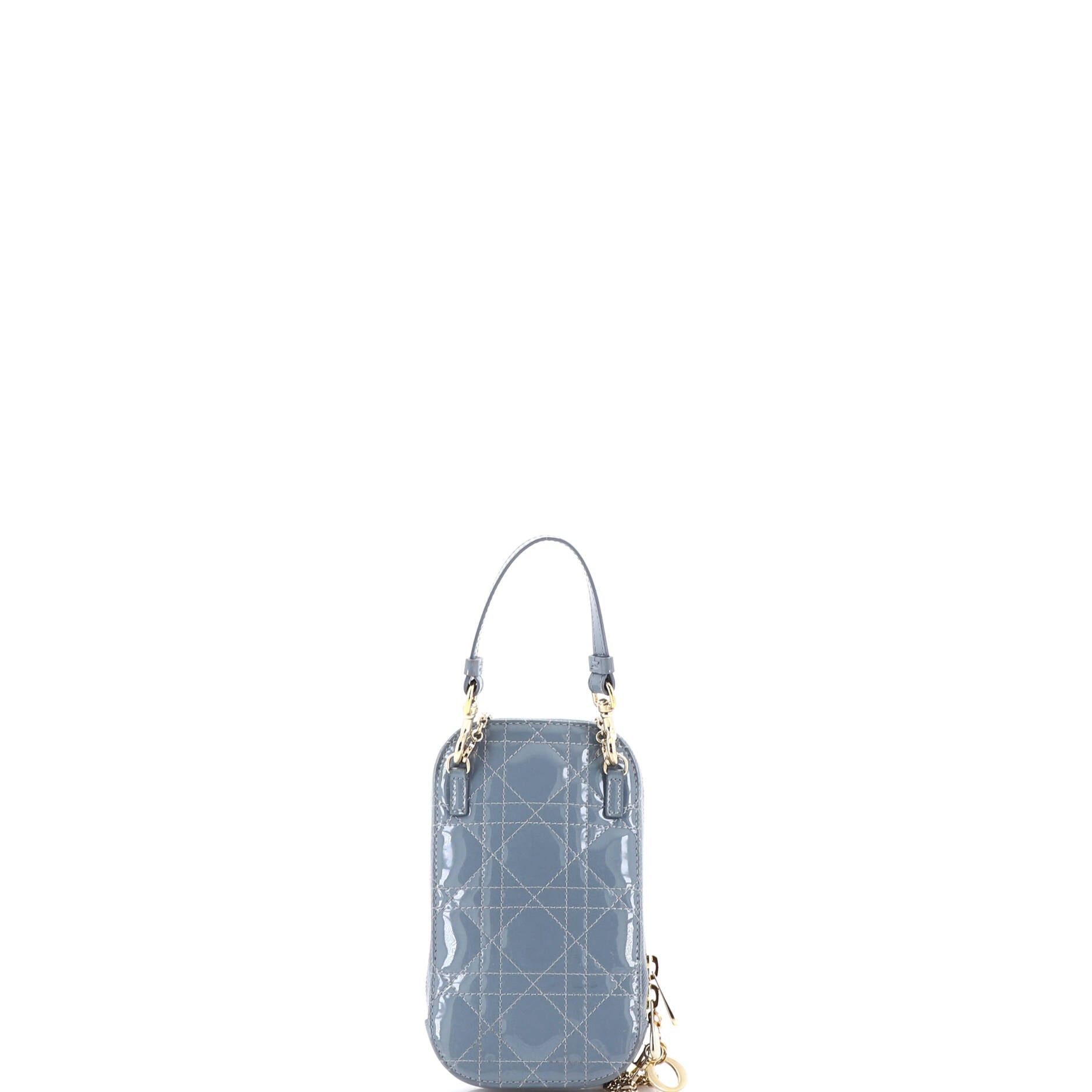 Dior Lady Dior Phone Holder on Chain Size ONE SIZE - 3 Thumbnail