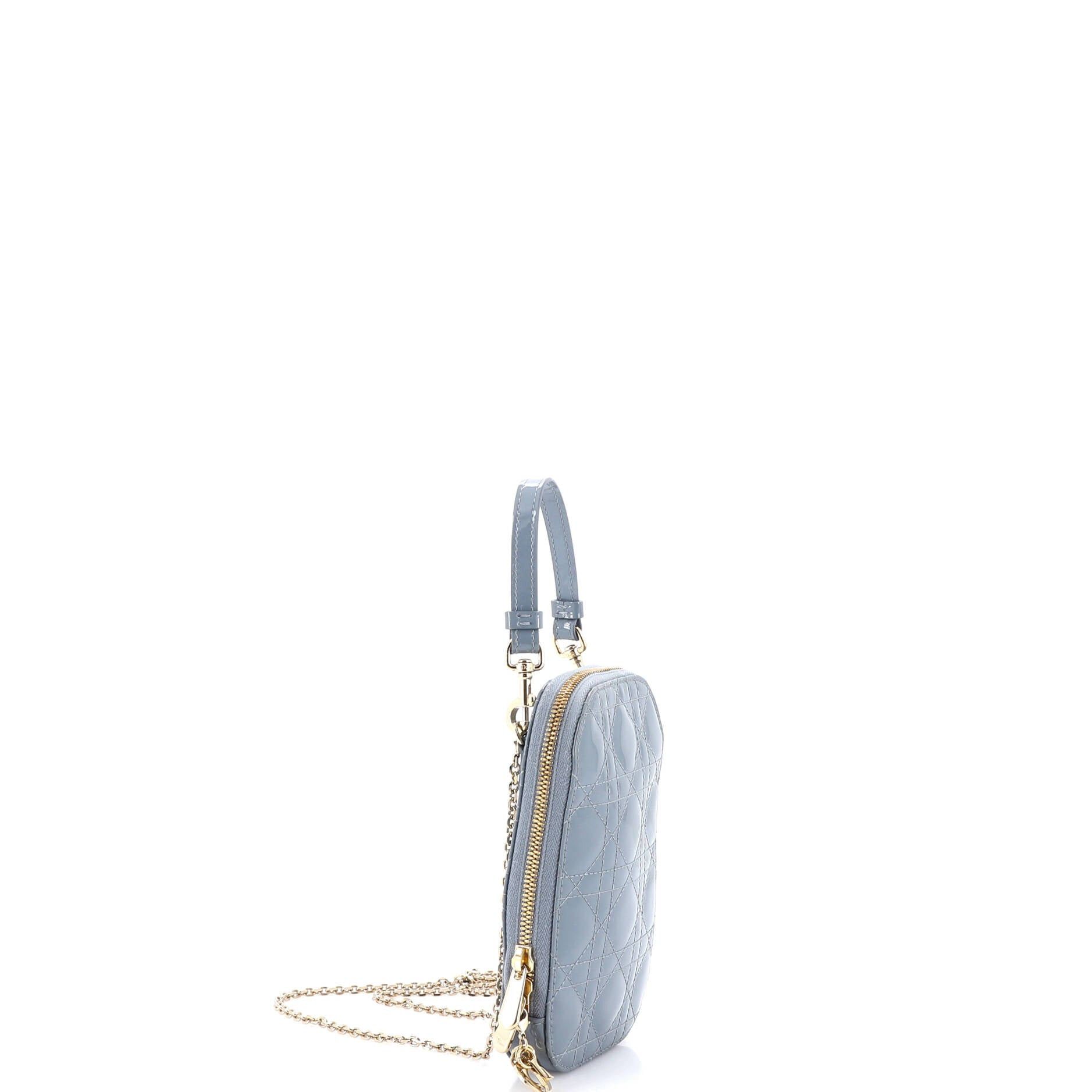 Dior Lady Dior Phone Holder on Chain Size ONE SIZE - 2 Thumbnail