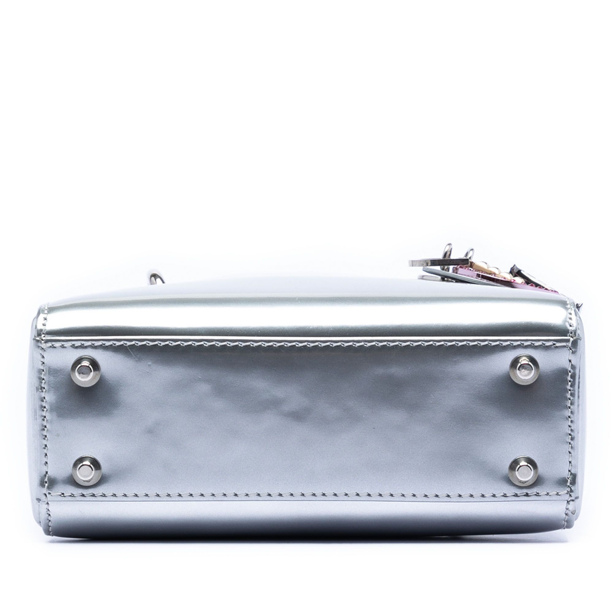 Dior Dior Limited Edition Beijing China World Mini Metallic Patent Lady Dior Size ONE SIZE - 3 Thumbnail