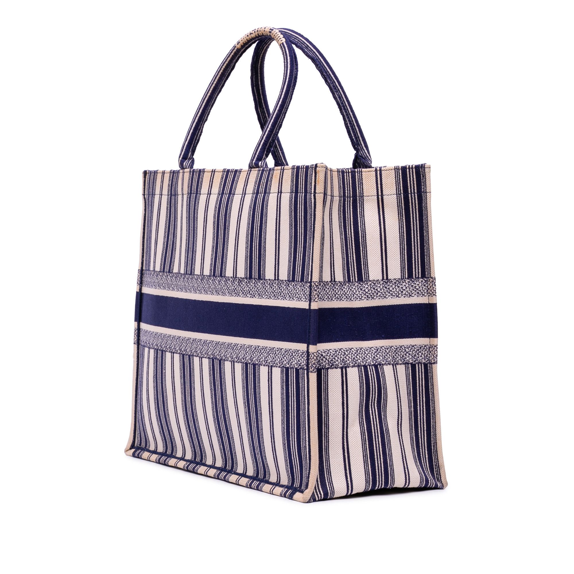 Dior Dior Large Canvas Striped Book Tote Size ONE SIZE - 2 Thumbnail