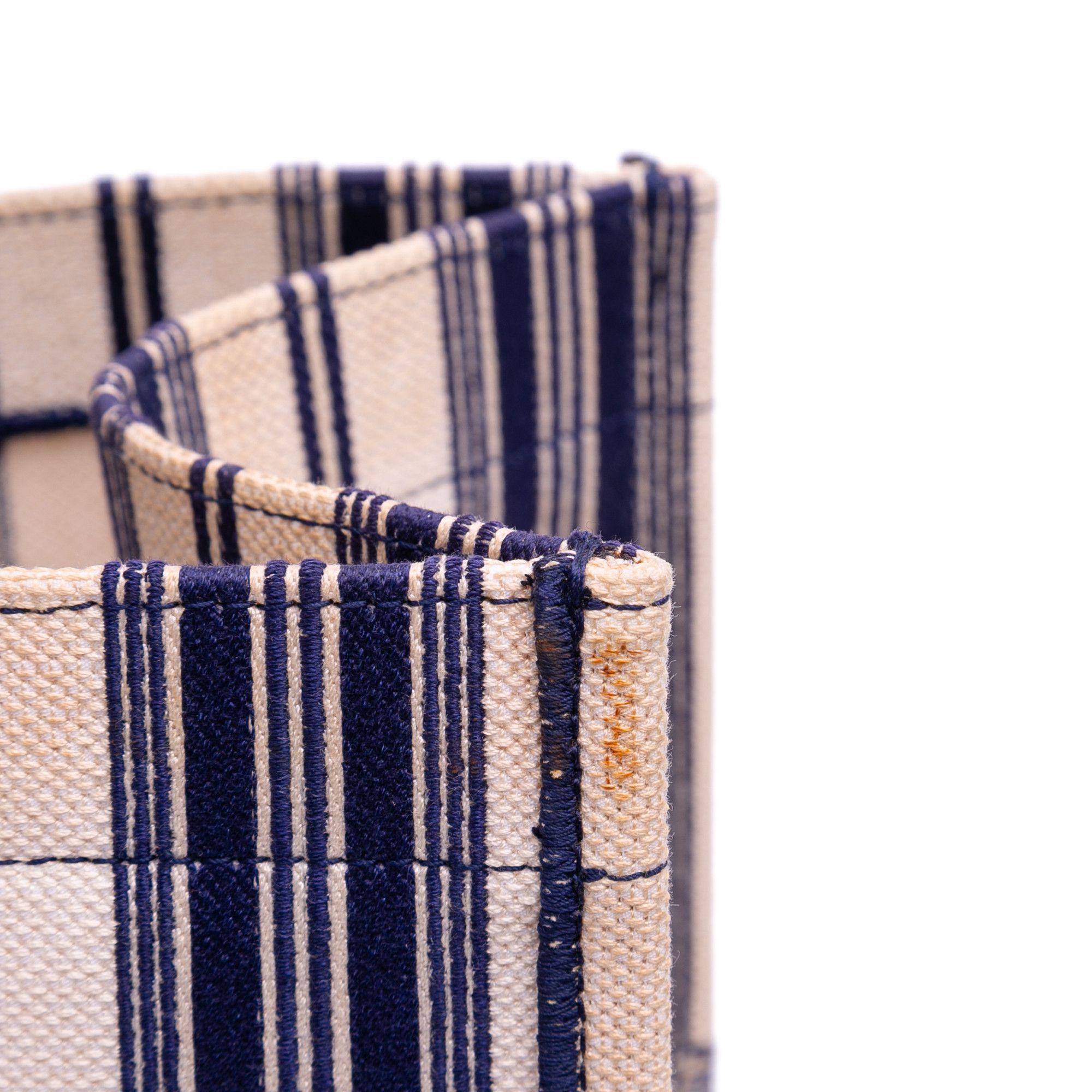 Dior Dior Large Canvas Striped Book Tote Size ONE SIZE - 7 Thumbnail