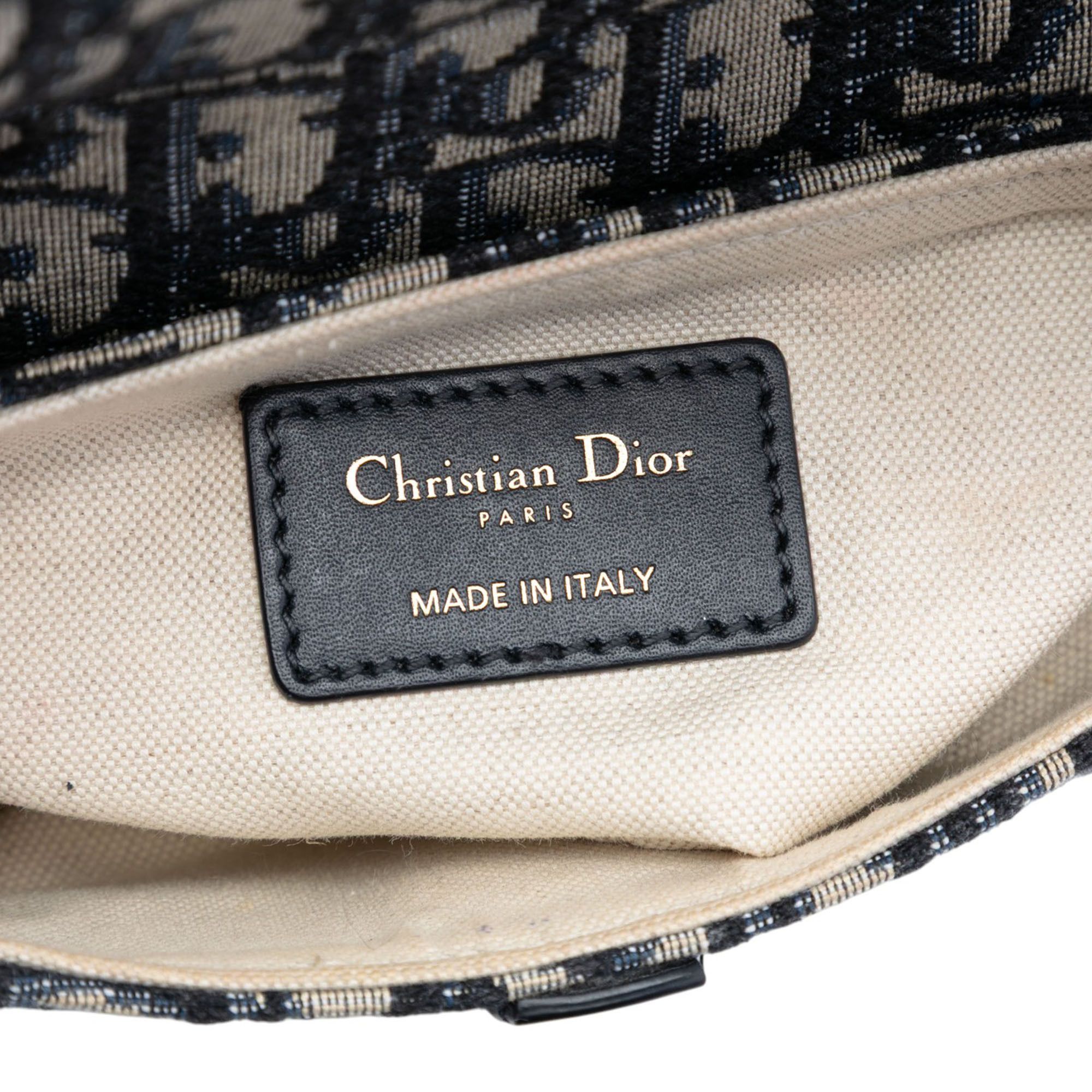 Dior Dior Mini Oblique Canvas Saddle Bag Size ONE SIZE - 5 Thumbnail