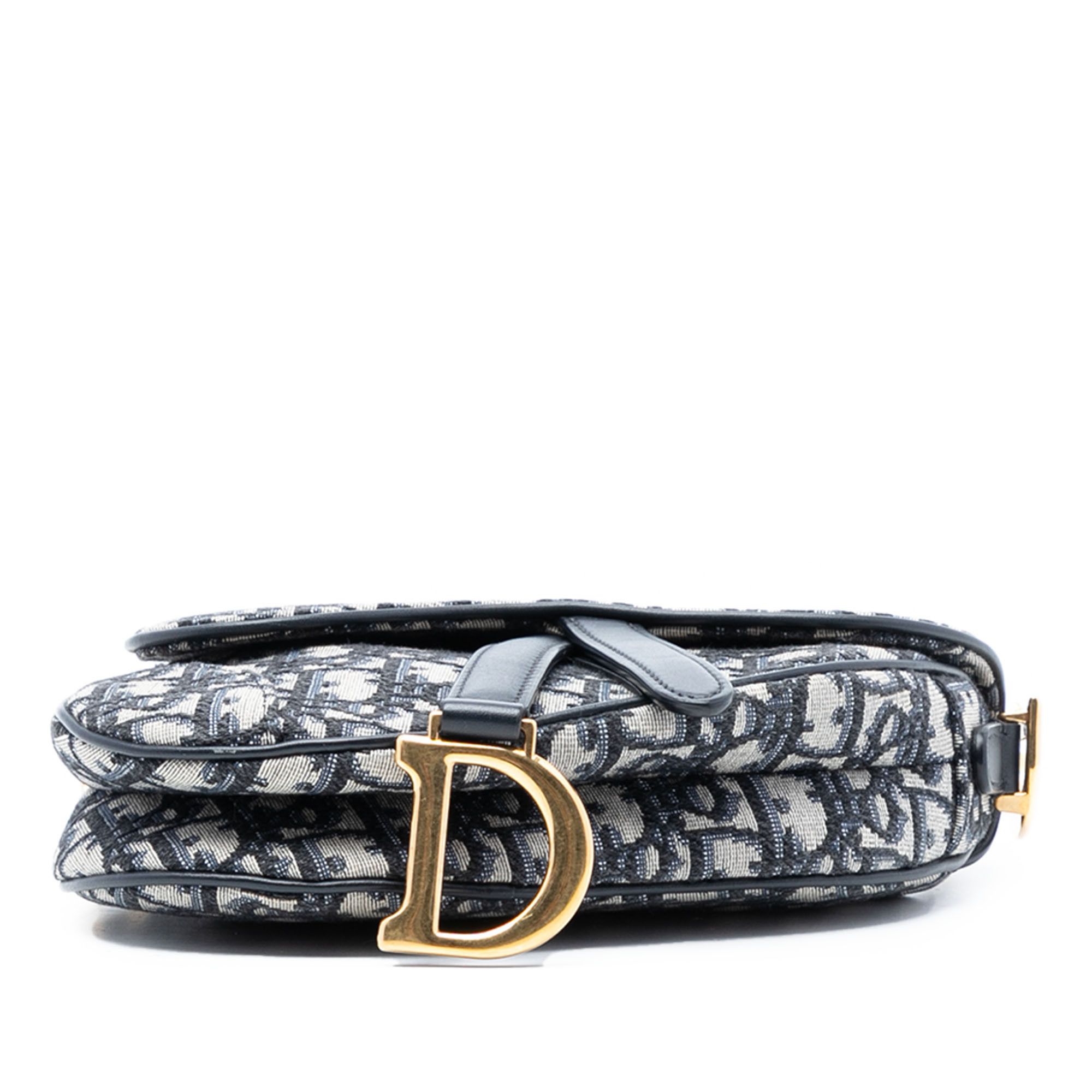 Dior Dior Mini Oblique Canvas Saddle Bag Size ONE SIZE - 3 Thumbnail