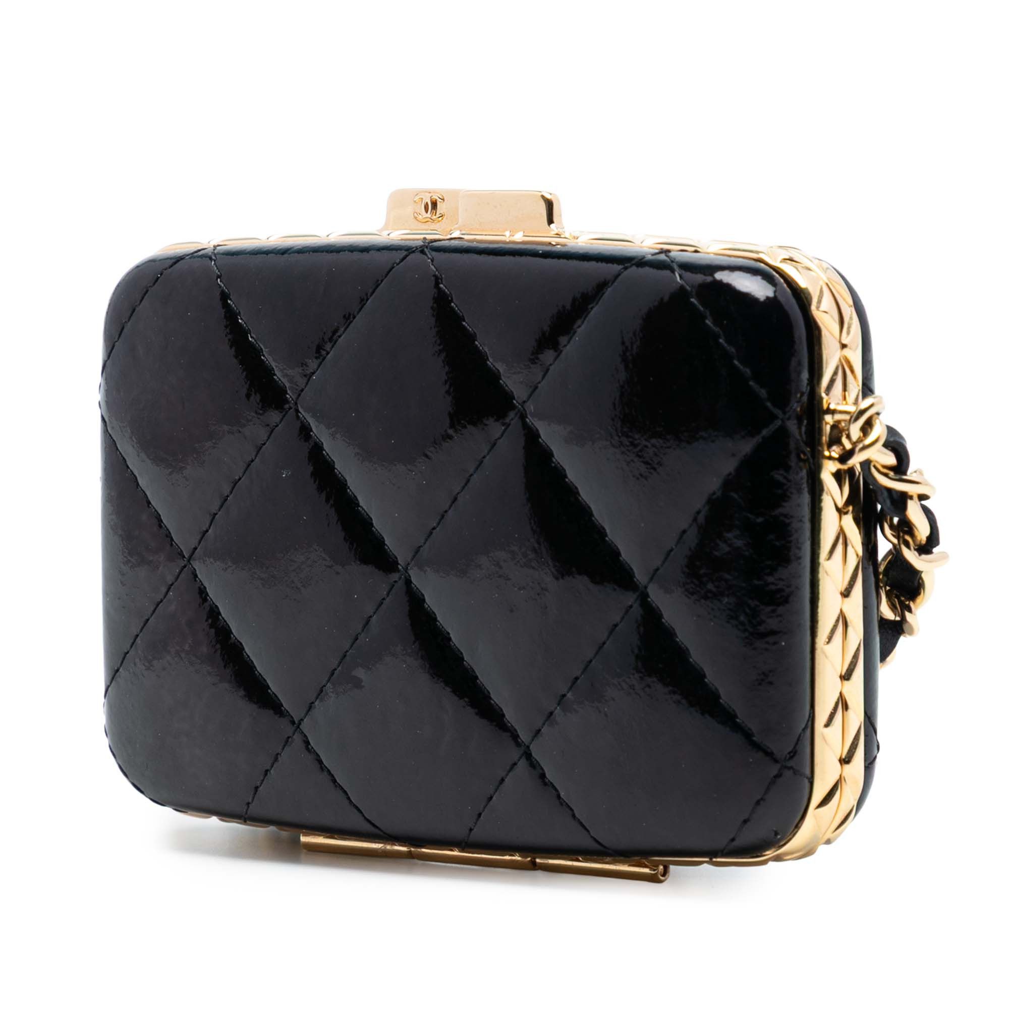 Chanel Chanel Small Glazed Goatskin Box With Chain Size ONE SIZE - 2 Thumbnail