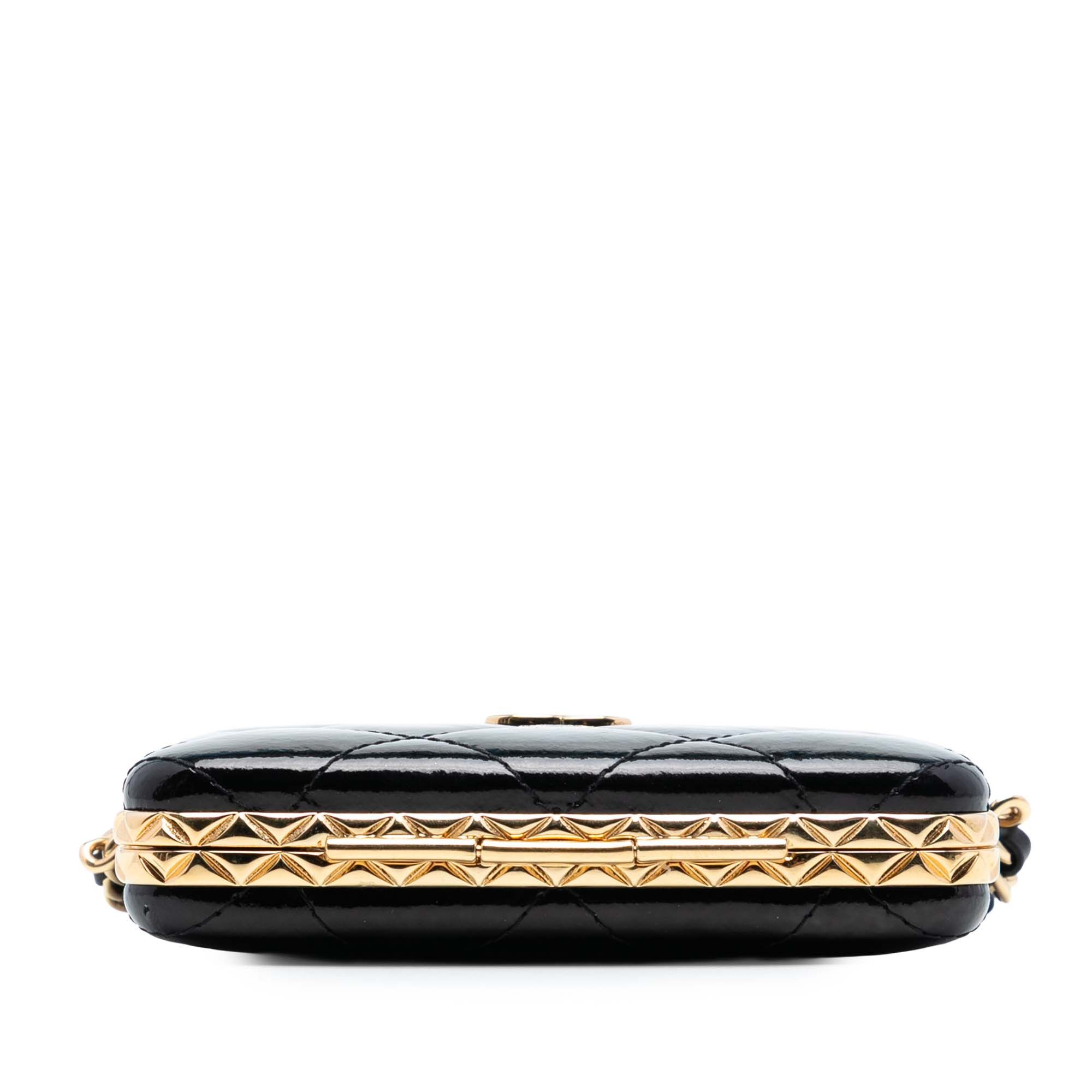Chanel Chanel Small Glazed Goatskin Box With Chain Size ONE SIZE - 3 Thumbnail