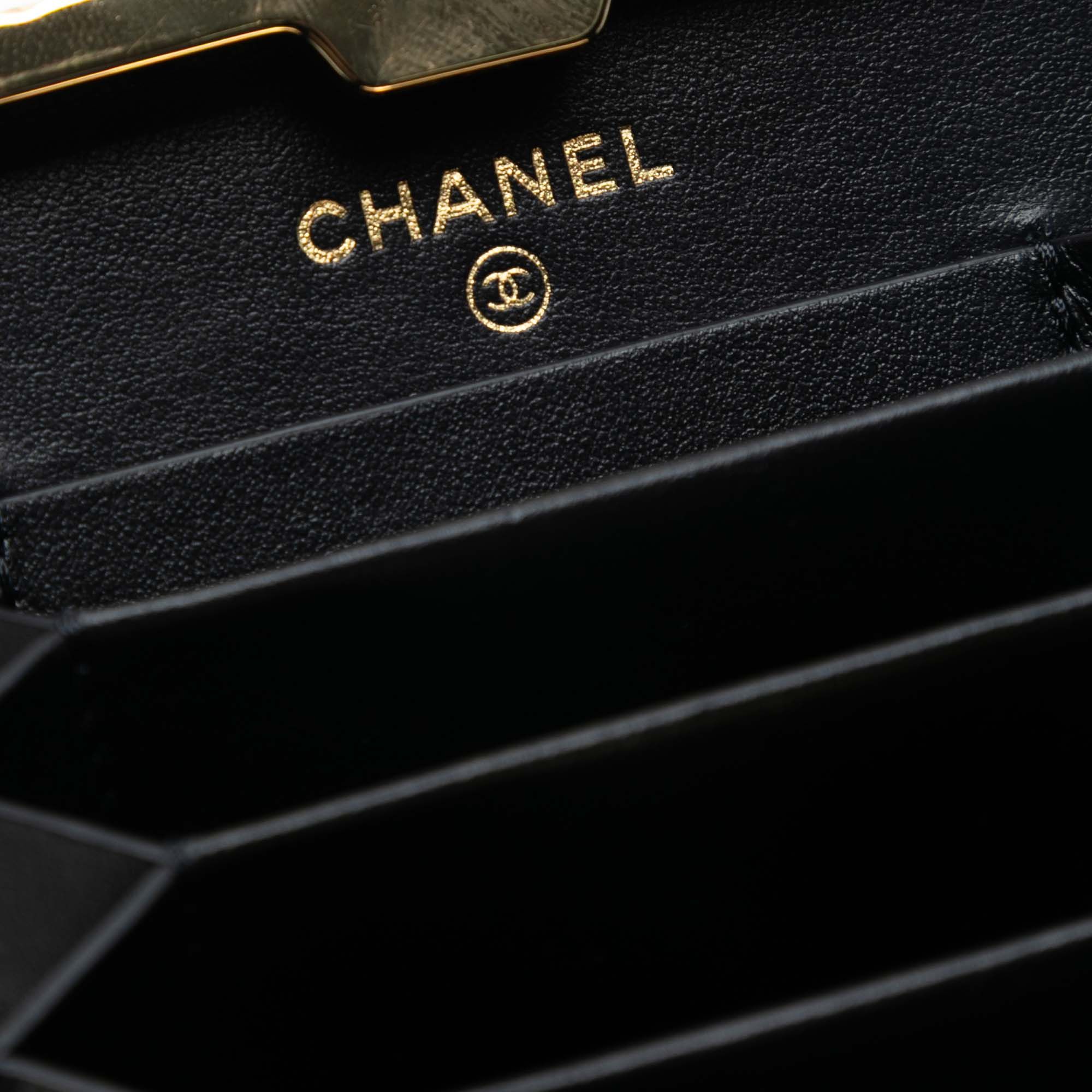 Chanel Chanel Small Glazed Goatskin Box With Chain Size ONE SIZE - 5 Thumbnail