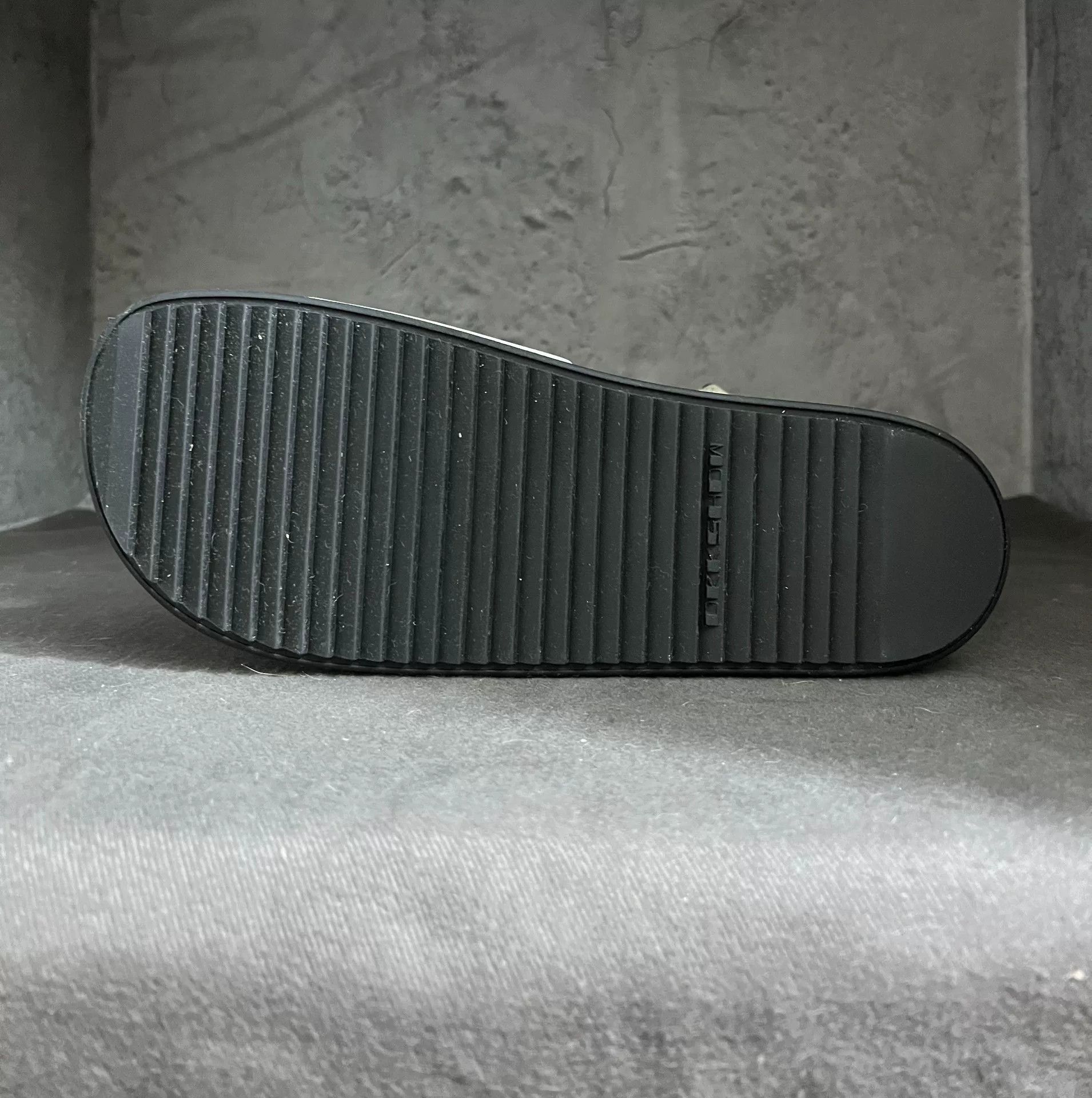 Rick Owens Drkshdw Rick Owens Black Slide Sandals Size US 8 / EU 41 - 4 Thumbnail
