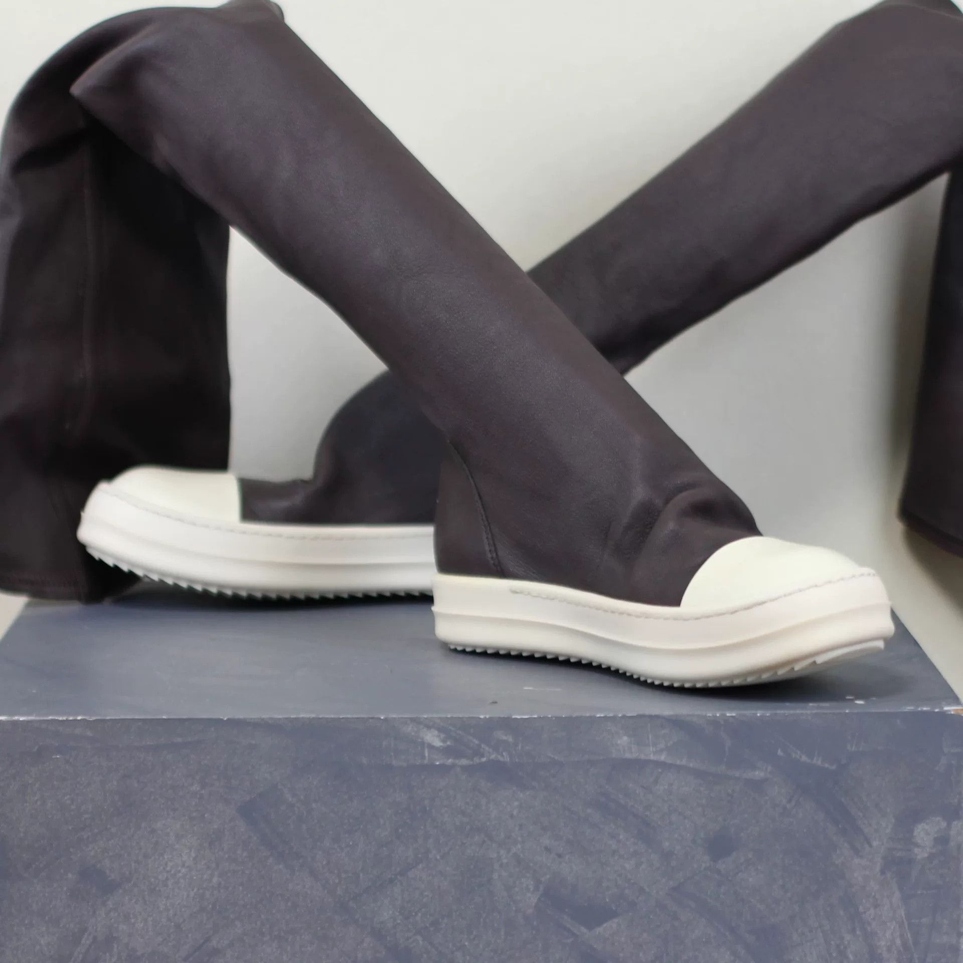 Rick Owens Brown Rick Owens Goddess Boots Size US 5 / IT 35 - 4 Thumbnail