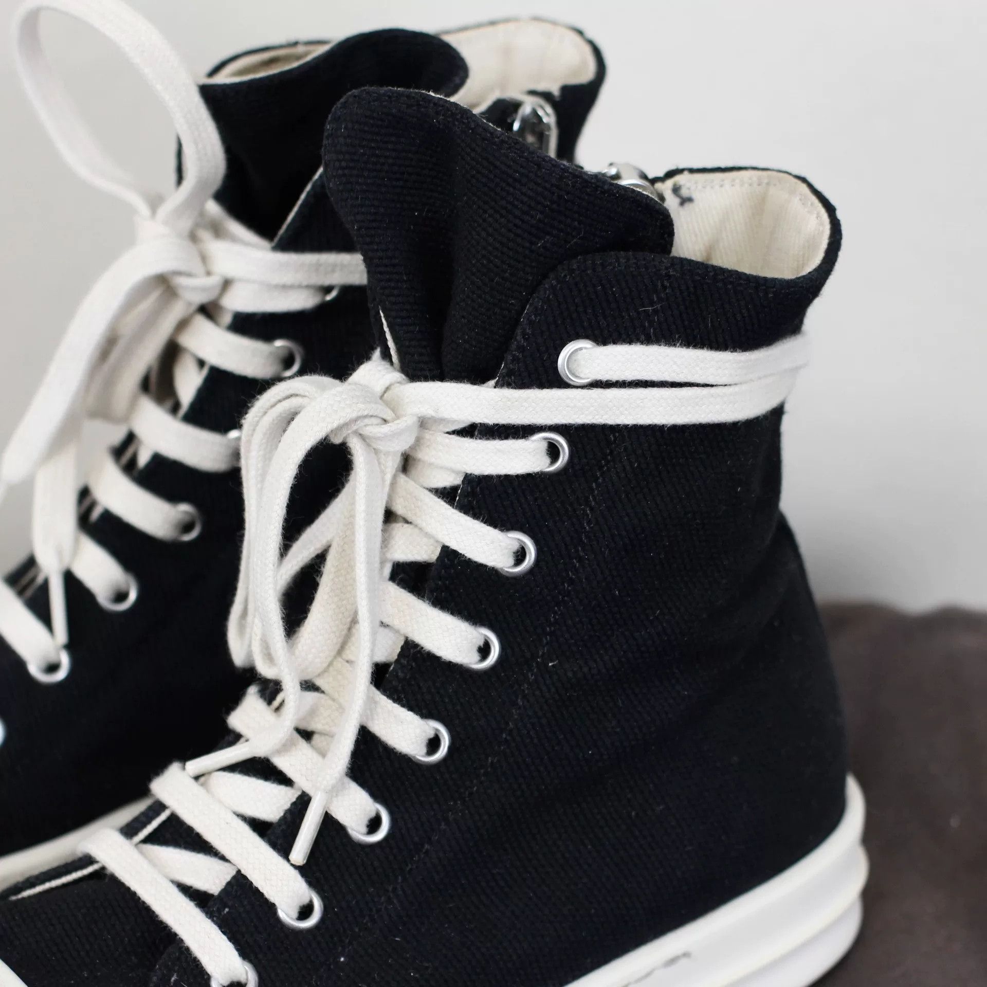 Rick Owens Drkshdw Rick Owens DRKSHDW High-Top Sneakers Size US 5 / EU 37 - 3 Thumbnail