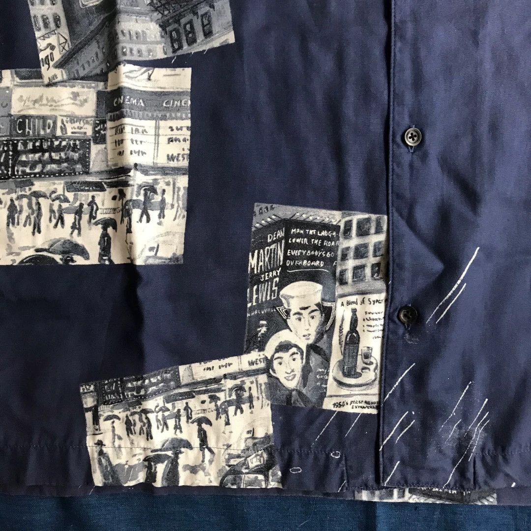 Porter Classic Porter Classic Aloha Long Shirt Blue Size US L / EU 52-54 / 3 - 3 Thumbnail
