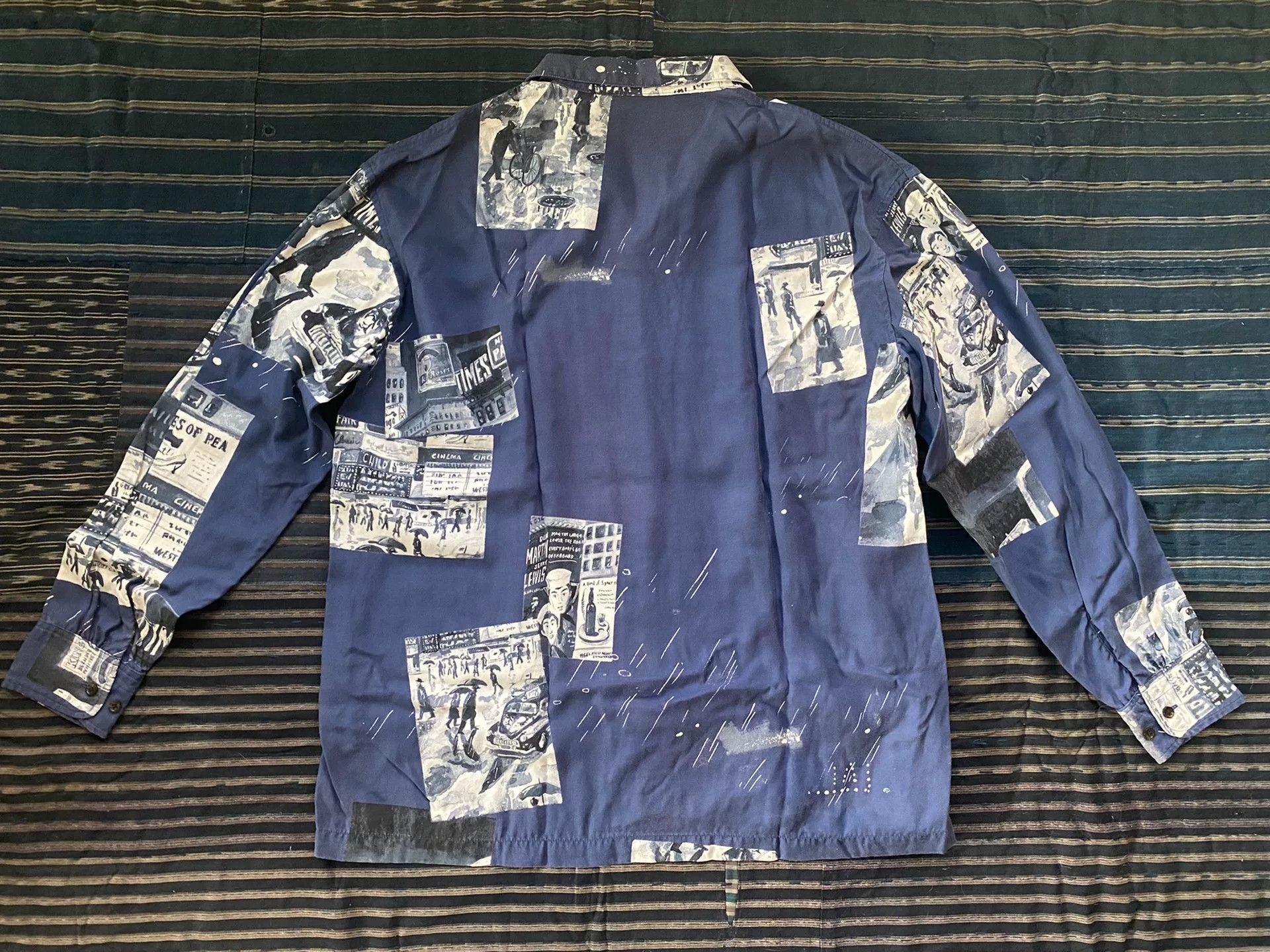 Porter Classic Porter Classic Aloha Long Shirt Blue Size US L / EU 52-54 / 3 - 4 Thumbnail