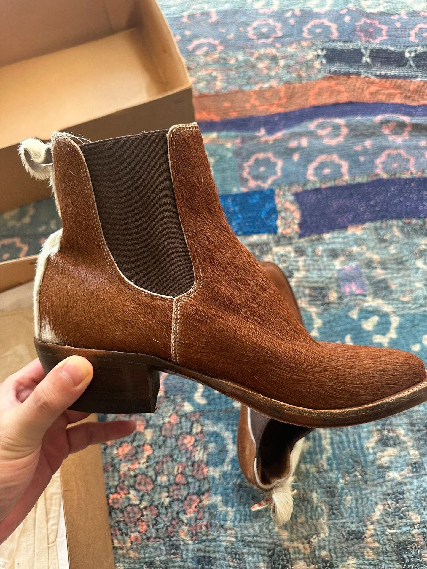 RRL Ralph Lauren RRL Women's Chelsea Boots in Brown Size US 7 / IT 37 - 2 Thumbnail