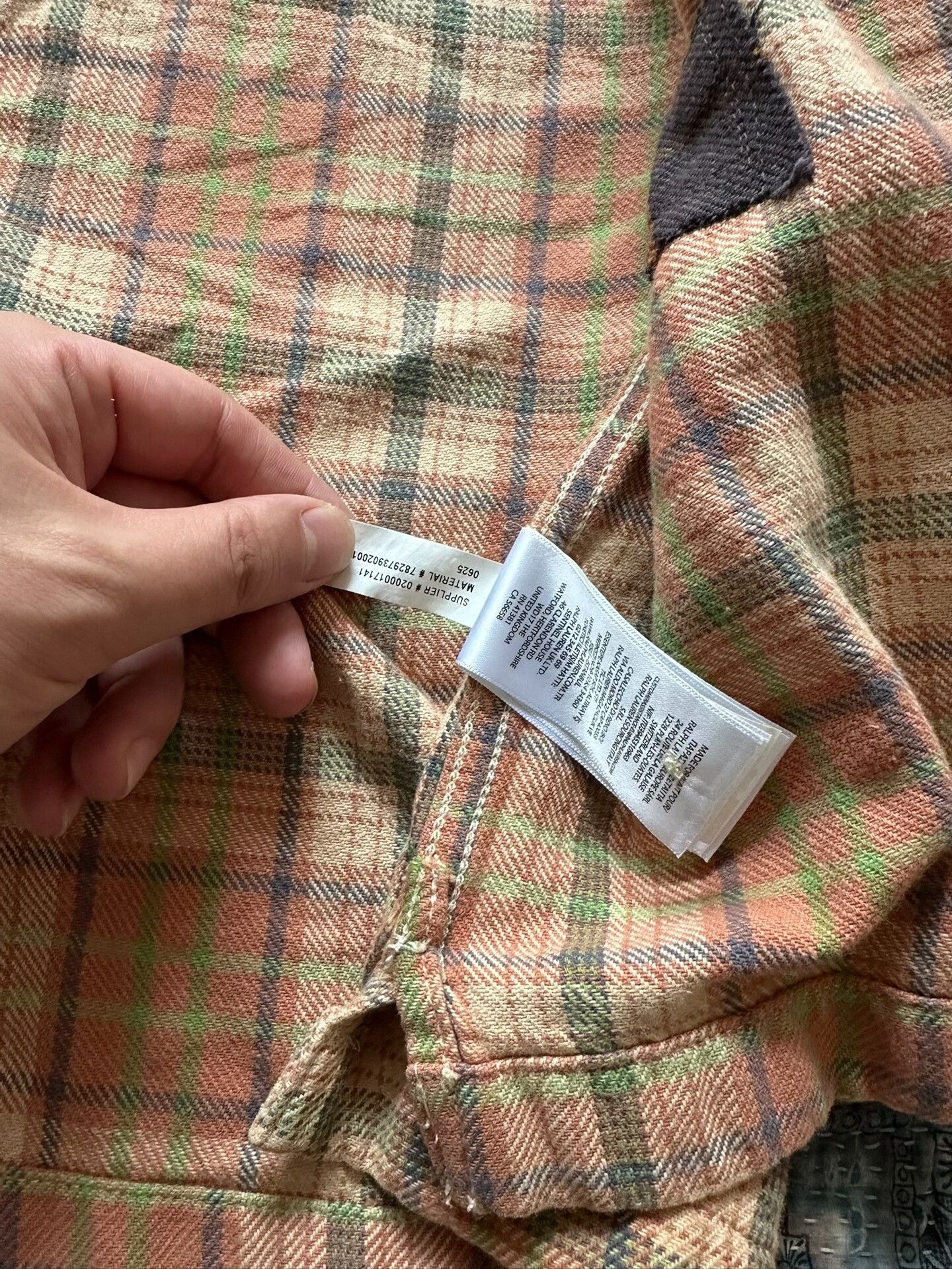 RRL Ralph Lauren RRL Vintage Patchwork Plaid Shirt Size US XXL / EU 58 / 5 - 5 Thumbnail