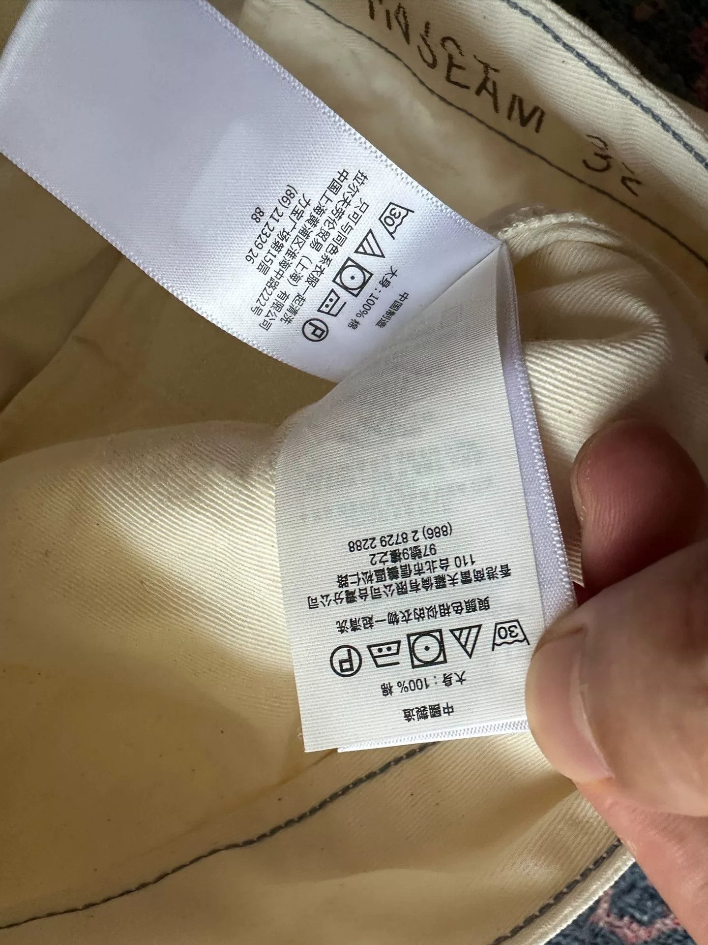 RRL Ralph Lauren Ralph Lauren Chino Pants White 33x32 Size US 33 - 4 Thumbnail