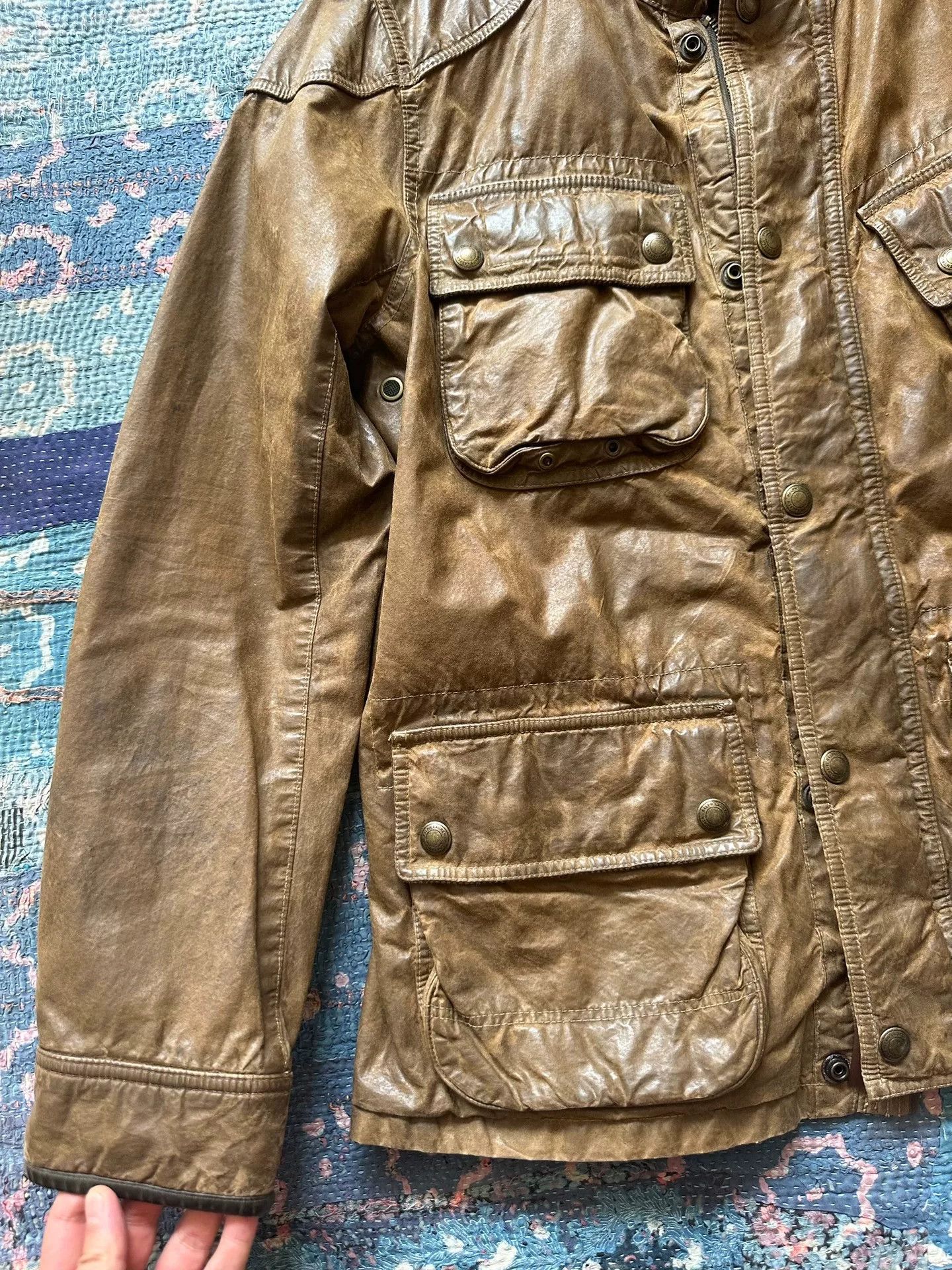 RRL Ralph Lauren Polo Ralph Lauren RRL Leather Motorcycle Jacket Size US L / EU 52-54 / 3 - 3 Thumbnail