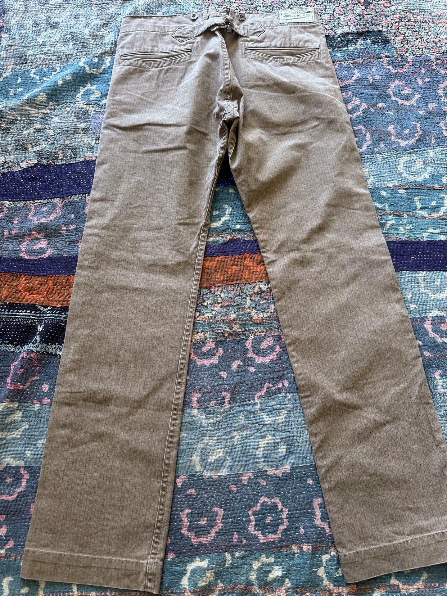 RRL Ralph Lauren RRL Striped Casual Pants Size US 31 - 2 Thumbnail