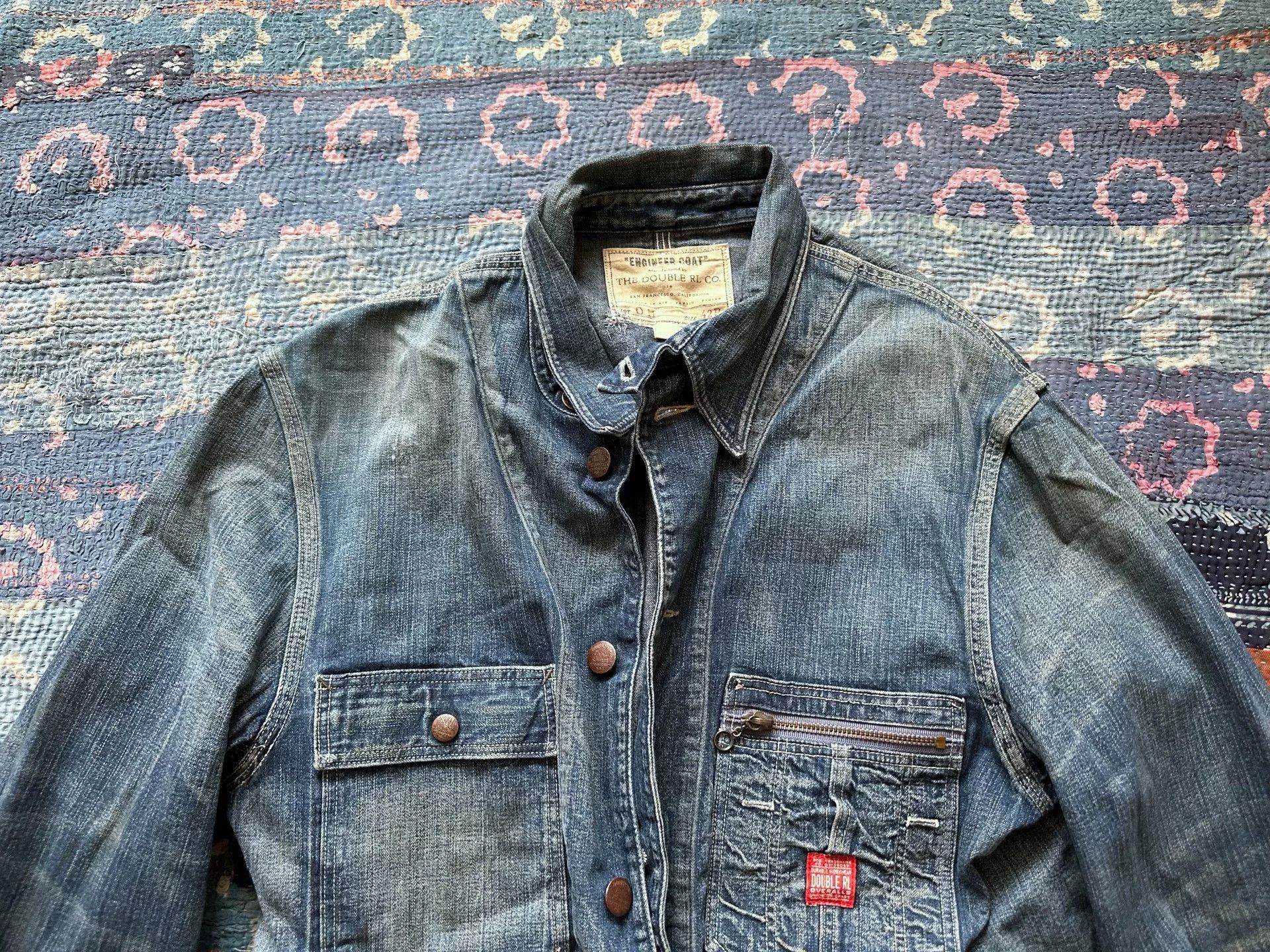 RRL Ralph Lauren RRL Vintage Wash Denim Jacket Size US L / EU 52-54 / 3 - 4 Thumbnail