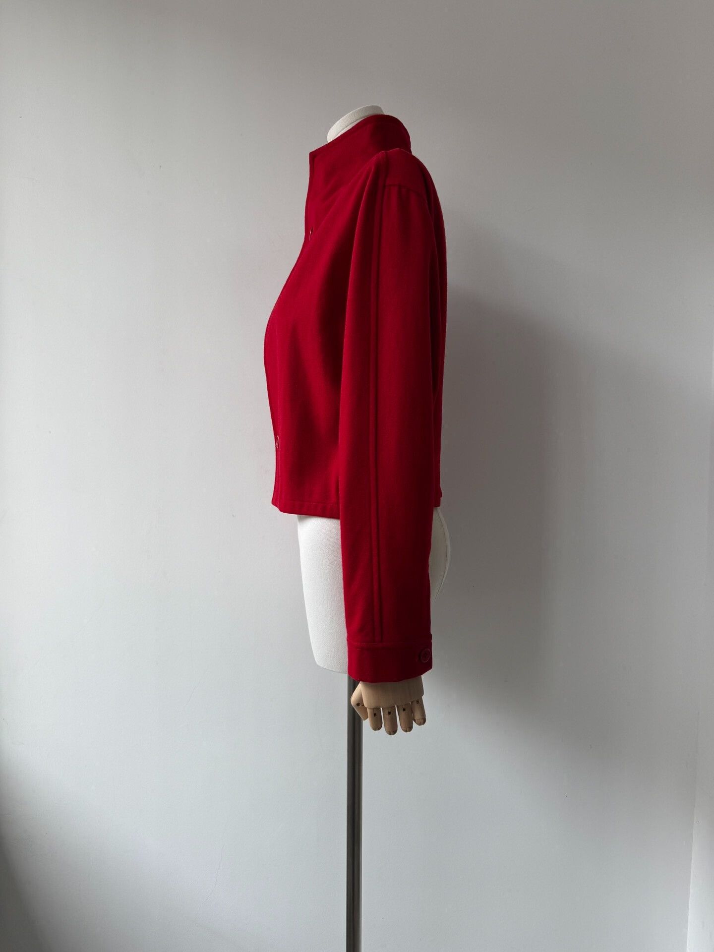 Y's Yohji Yamamoto Y's Red Wool Jacket Size M / US 6-8 / IT 42-44 - 3 Thumbnail