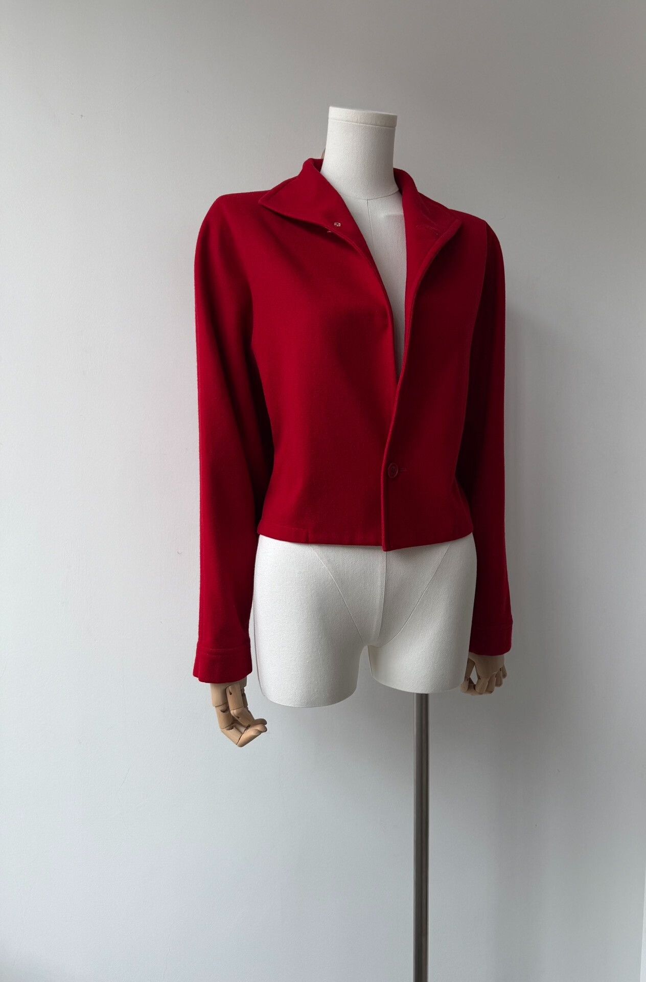 Y's Yohji Yamamoto Y's Red Wool Jacket Size M / US 6-8 / IT 42-44 - 6 Thumbnail
