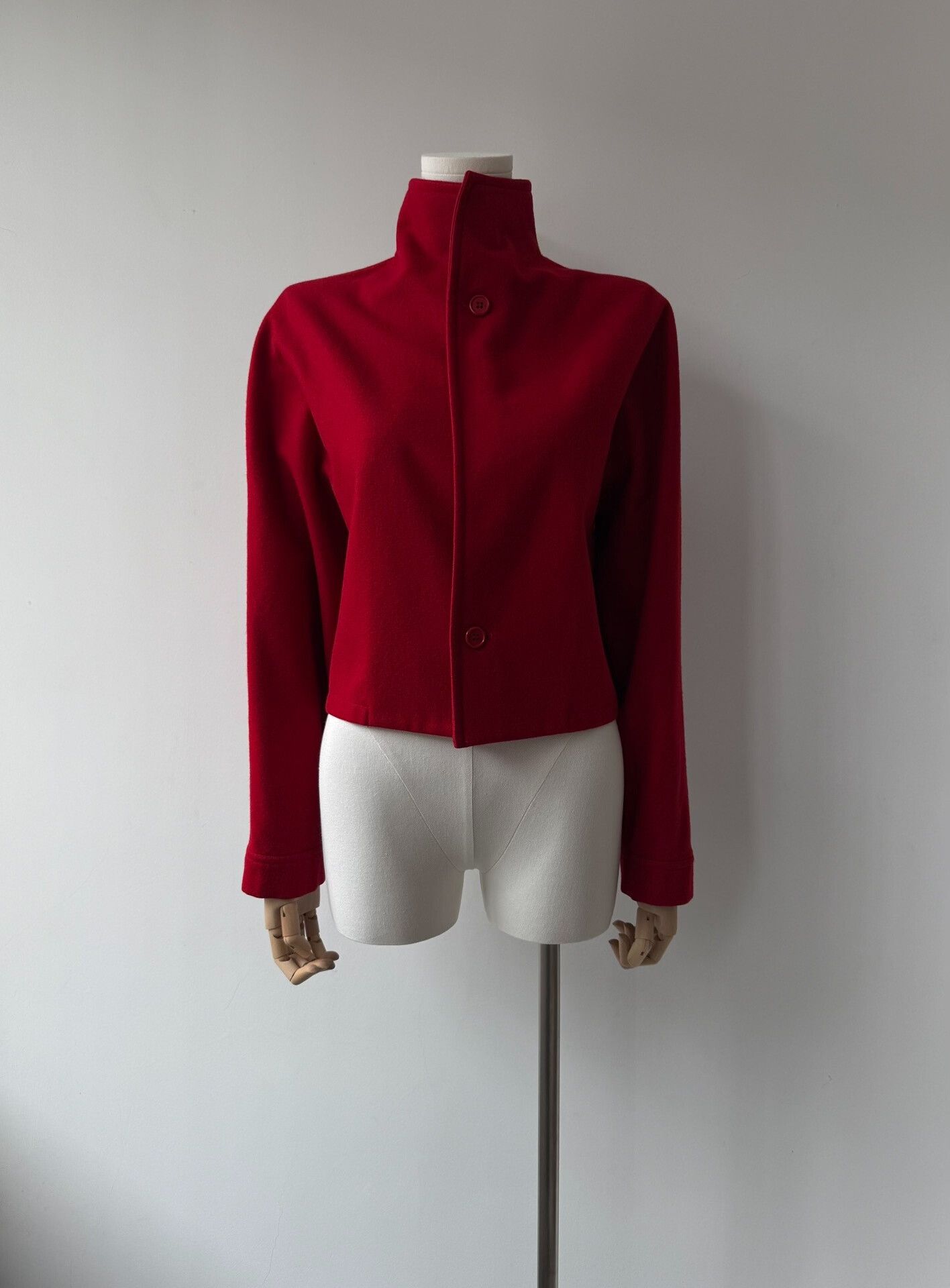 Y's Yohji Yamamoto Y's Red Wool Jacket Size M / US 6-8 / IT 42-44 - 2 Thumbnail