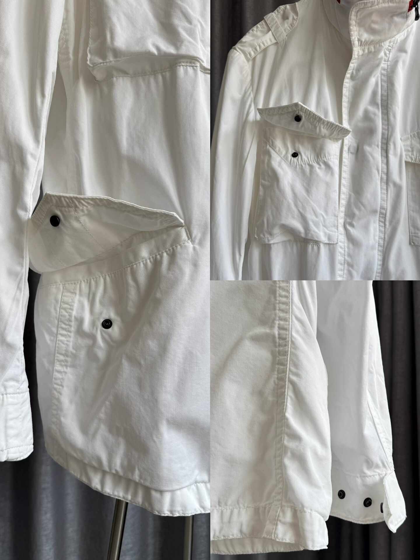 Y's for Men Yohji Yamamoto Y's White Utility Jacket Size US M / EU 48-50 / 2 - 8 Thumbnail