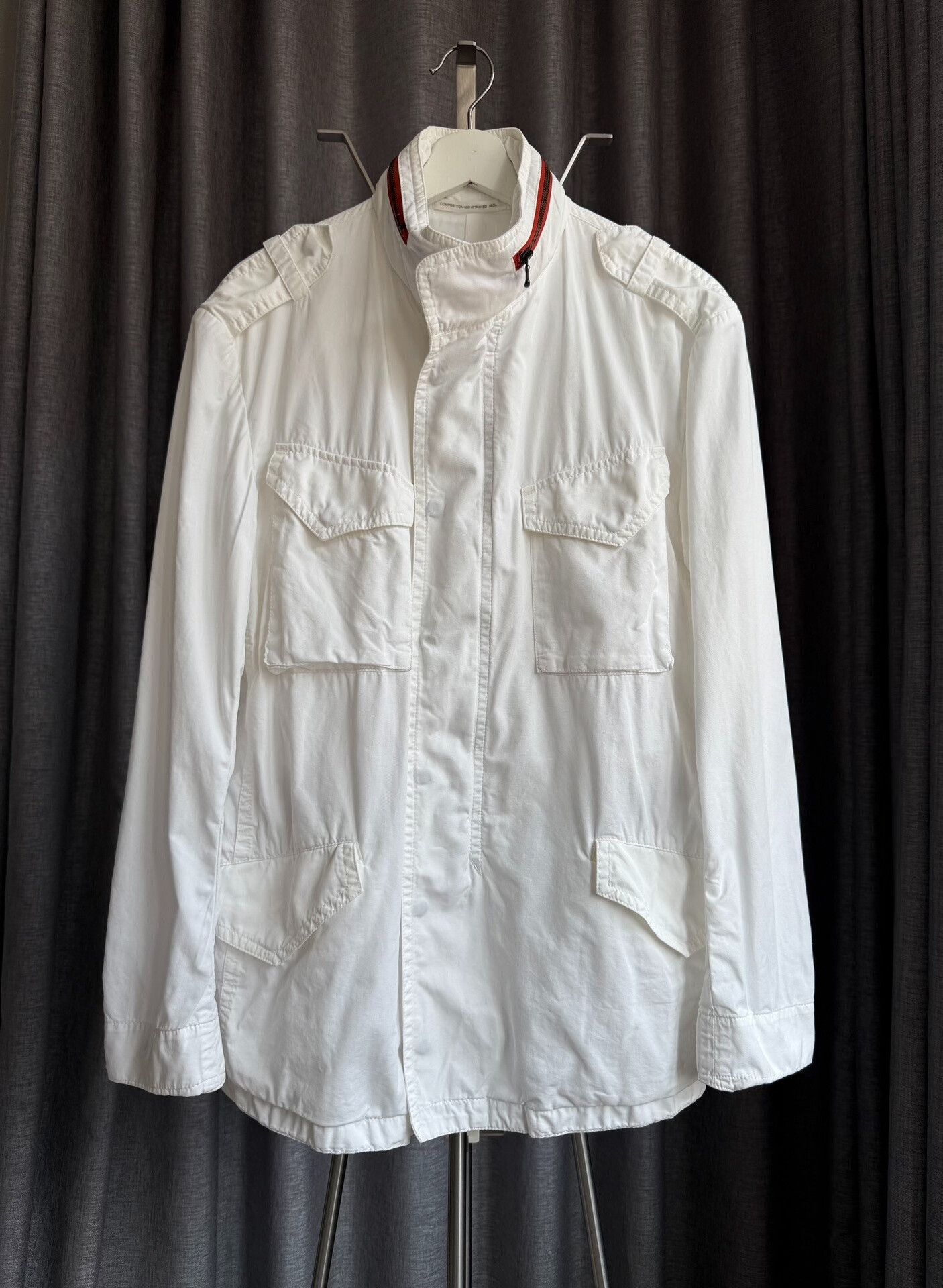 Y's for Men Yohji Yamamoto Y's White Utility Jacket Size US M / EU 48-50 / 2 - 3 Thumbnail
