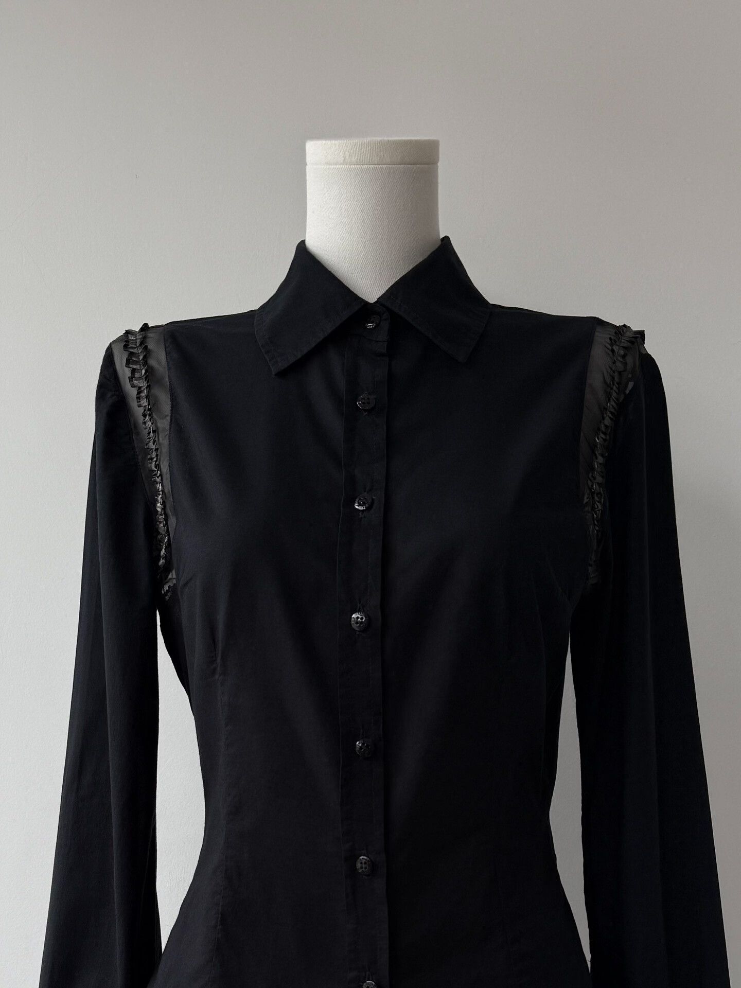 Jean Paul Gaultier Jean Paul Gaultier Sheer Mesh Blouse Size M / US 6-8 / IT 42-44 - 5 Thumbnail