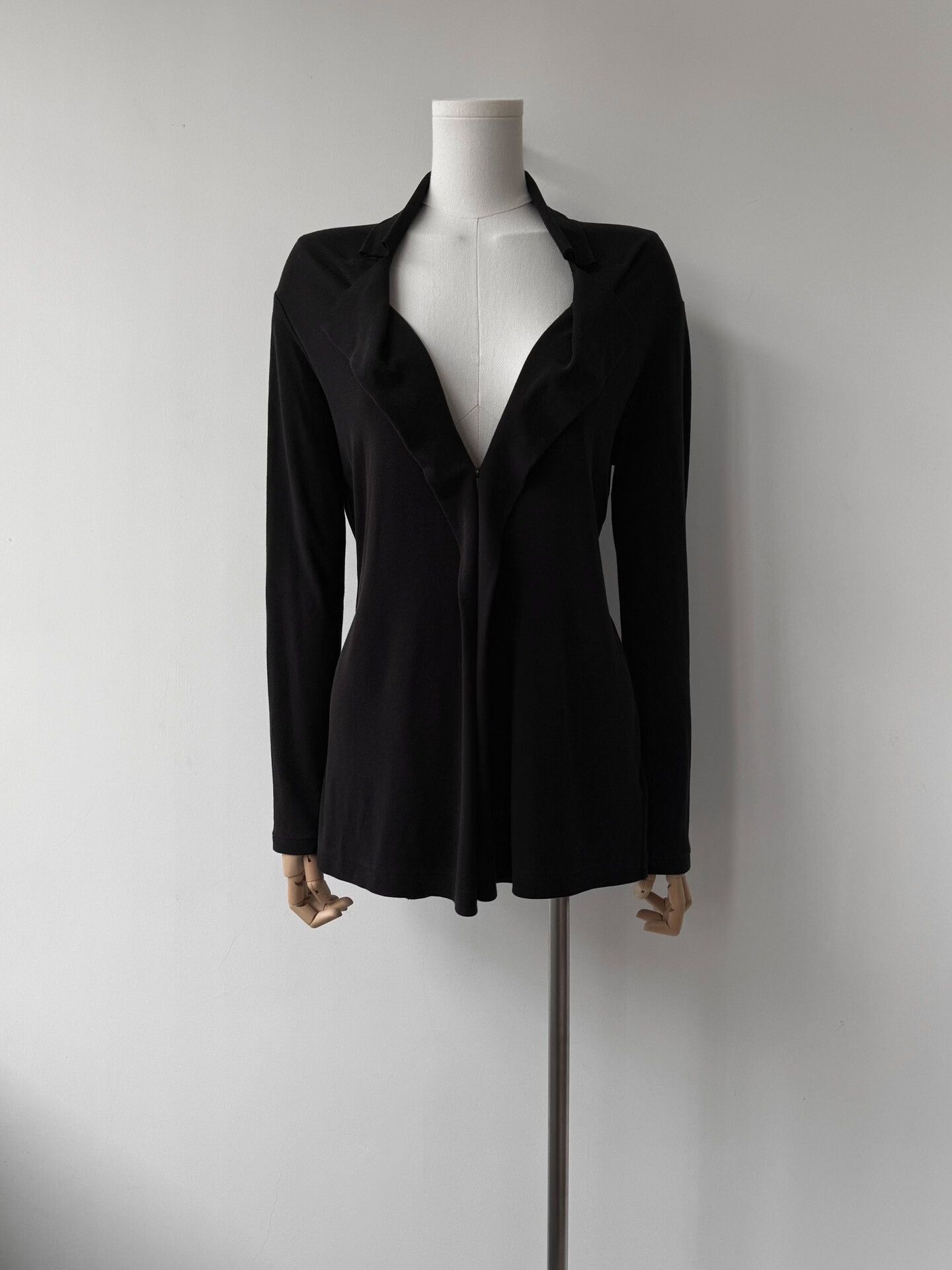 Yohji Yamamoto Yohji Yamamoto Asymmetric Cardigan Top Size M / US 6-8 / IT 42-44 - 2 Thumbnail