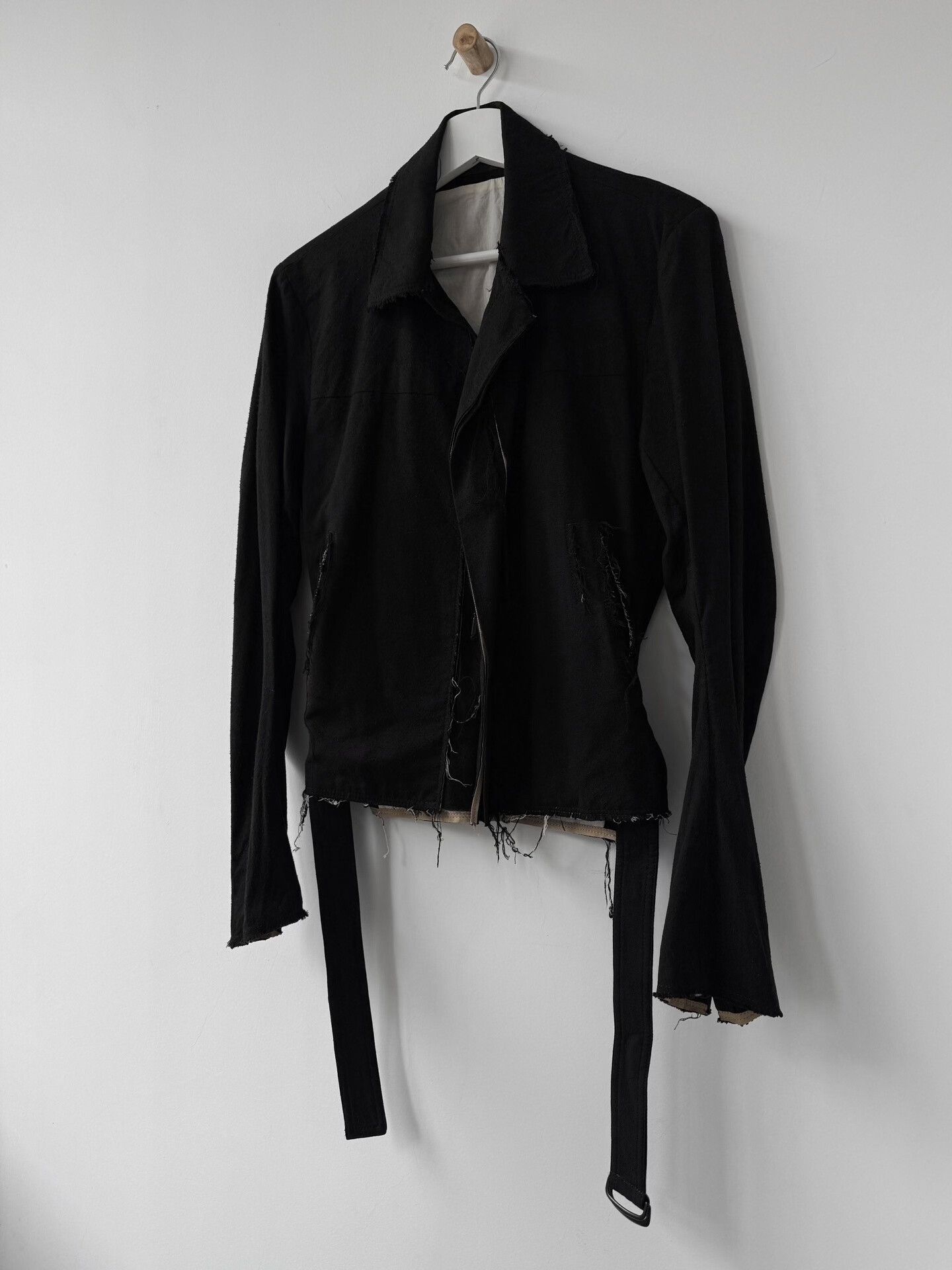 Y's for Men Yohji Yamamoto Y's Black Short Jacket Size US M / EU 48-50 / 2 - 2 Thumbnail