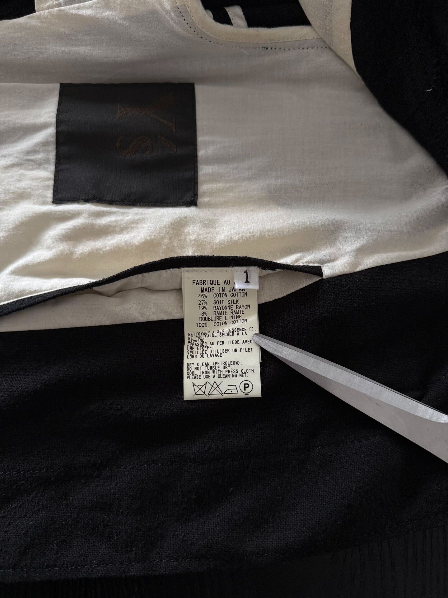 Y's for Men Yohji Yamamoto Y's Black Short Jacket Size US M / EU 48-50 / 2 - 7 Thumbnail