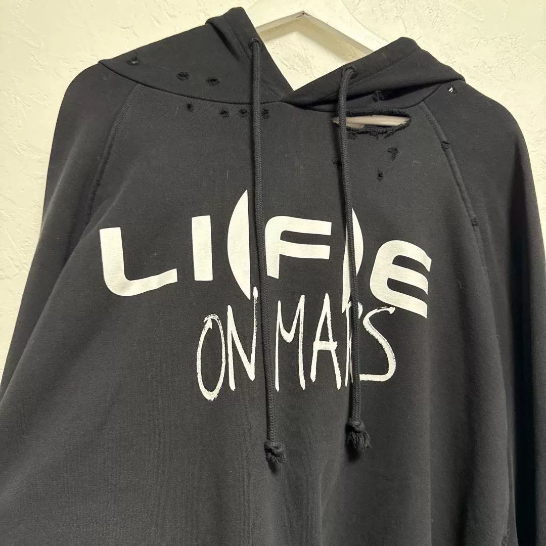 Raf Simons Raf Simons Distressed Hoodie Sweatshirt Size US M / EU 48-50 / 2 - 3 Thumbnail