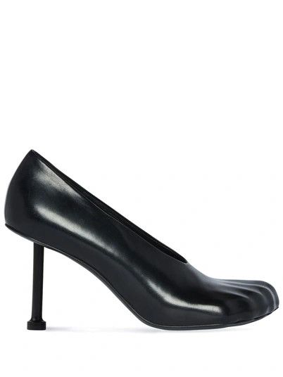 Balenciaga anatomic leather pumps in black Size US 7 / IT 37 - 4 Thumbnail