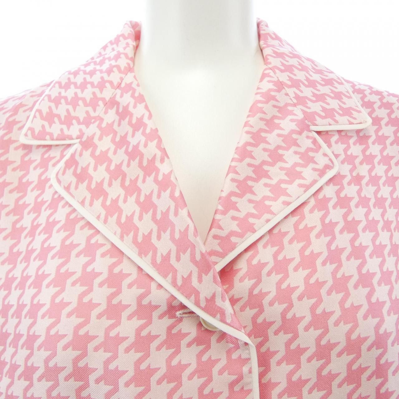 Dior Dior Christian Dior S/S Shirt Silk Shirt Textile Tops 211V46A6619 DUTY FREE for USA Size ONE SIZE - 5 Thumbnail