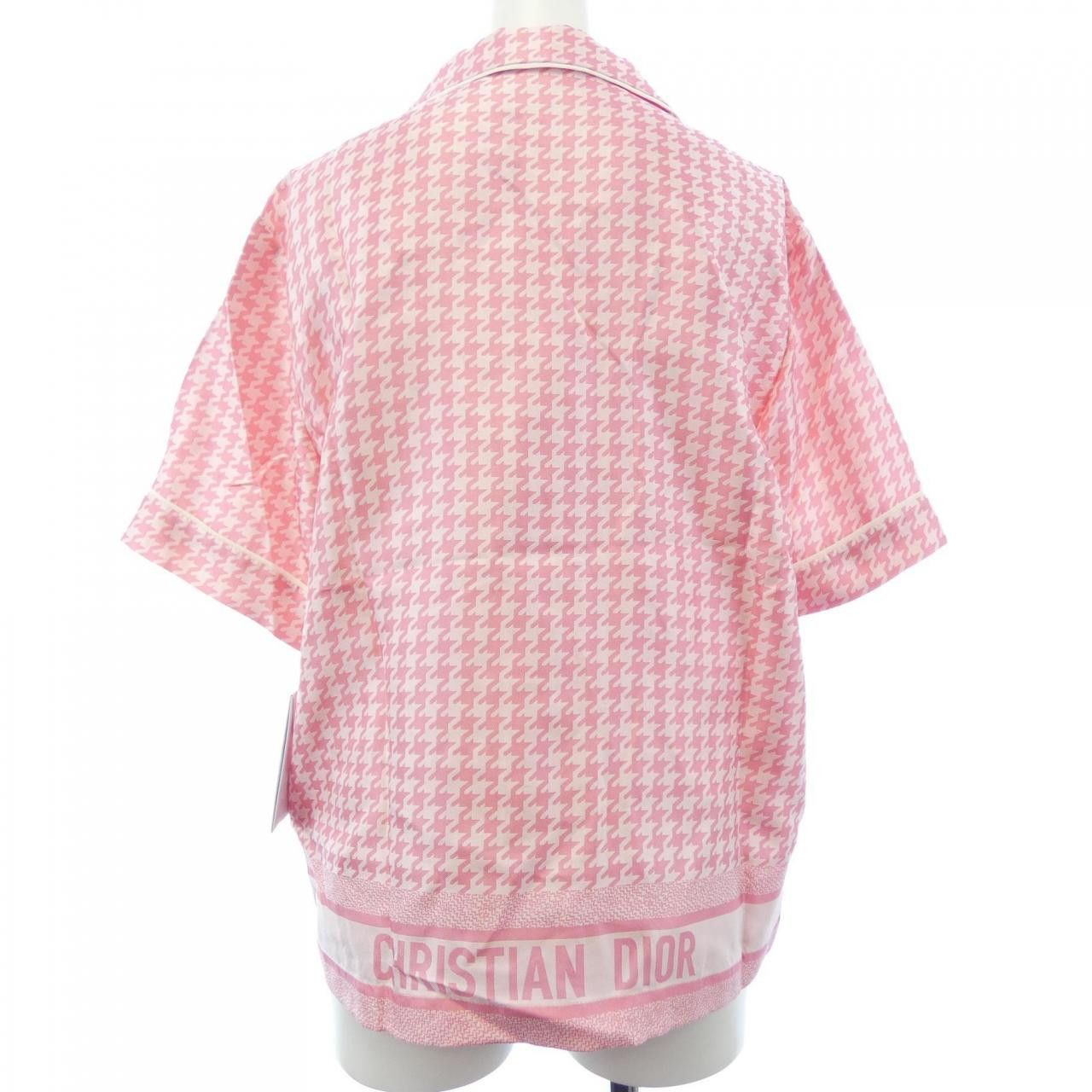 Dior Dior Christian Dior S/S Shirt Silk Shirt Textile Tops 211V46A6619 DUTY FREE for USA Size ONE SIZE - 2 Thumbnail