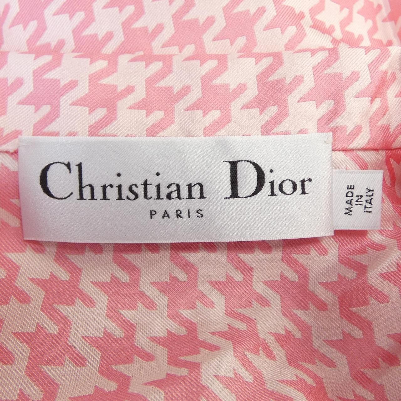 Dior Dior Christian Dior S/S Shirt Silk Shirt Textile Tops 211V46A6619 DUTY FREE for USA Size ONE SIZE - 4 Thumbnail