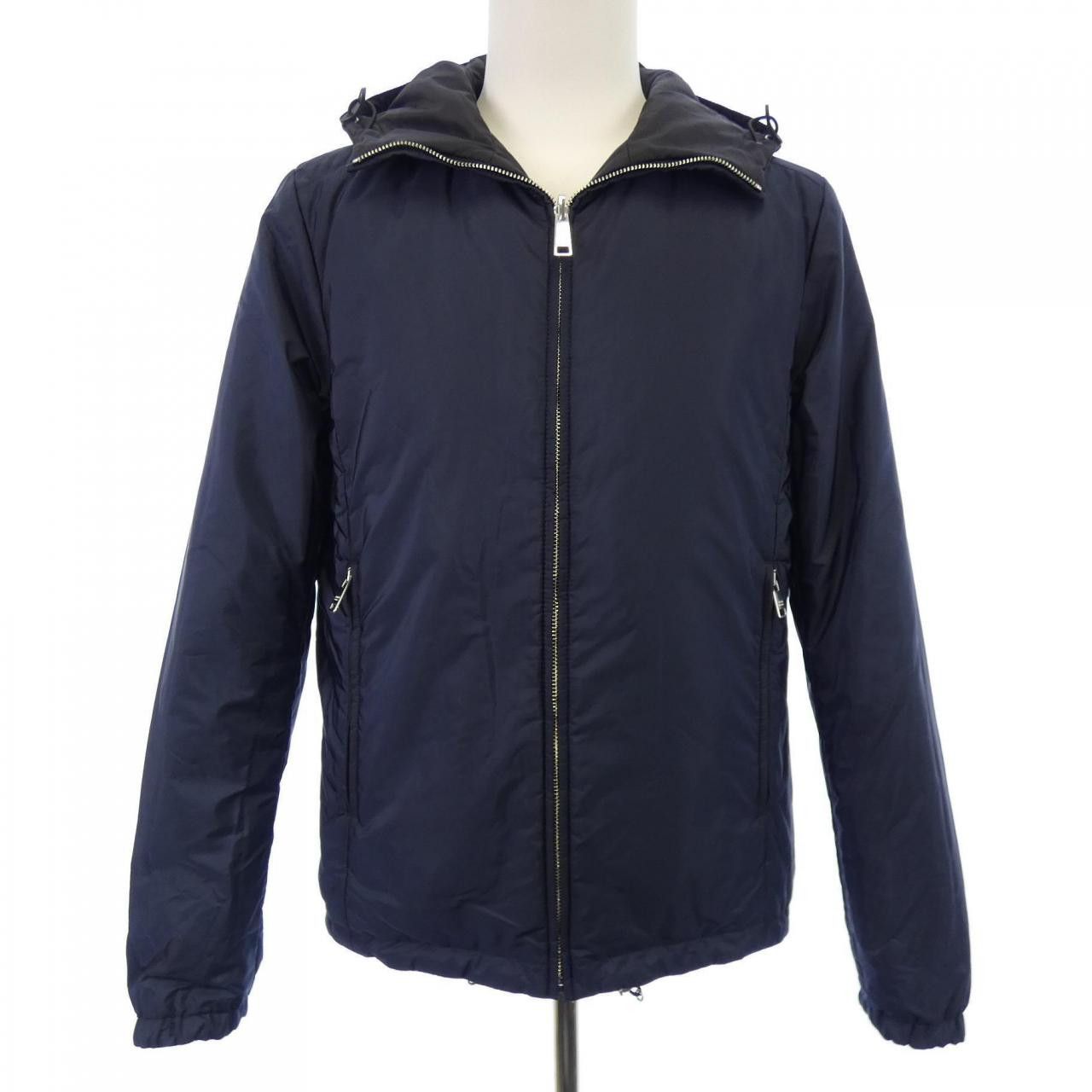 Prada Prada Prada Triangle Logo Reversible Blouson Textile Outerwear SGB224 R192 Q04 DUTY FREE for USA Size ONE SIZE - 7 Thumbnail