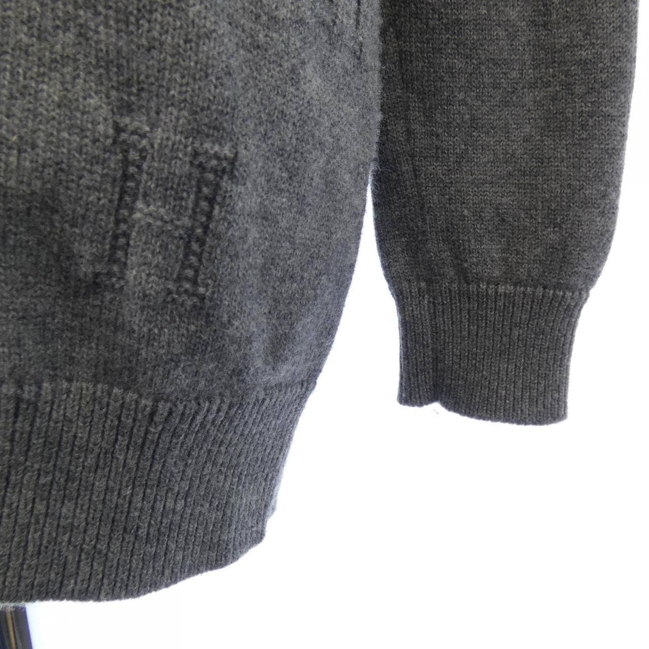 Hermes Hermes Hermes Knit Cardigan Textile Tops DUTY FREE for USA Size ONE SIZE - 6 Thumbnail