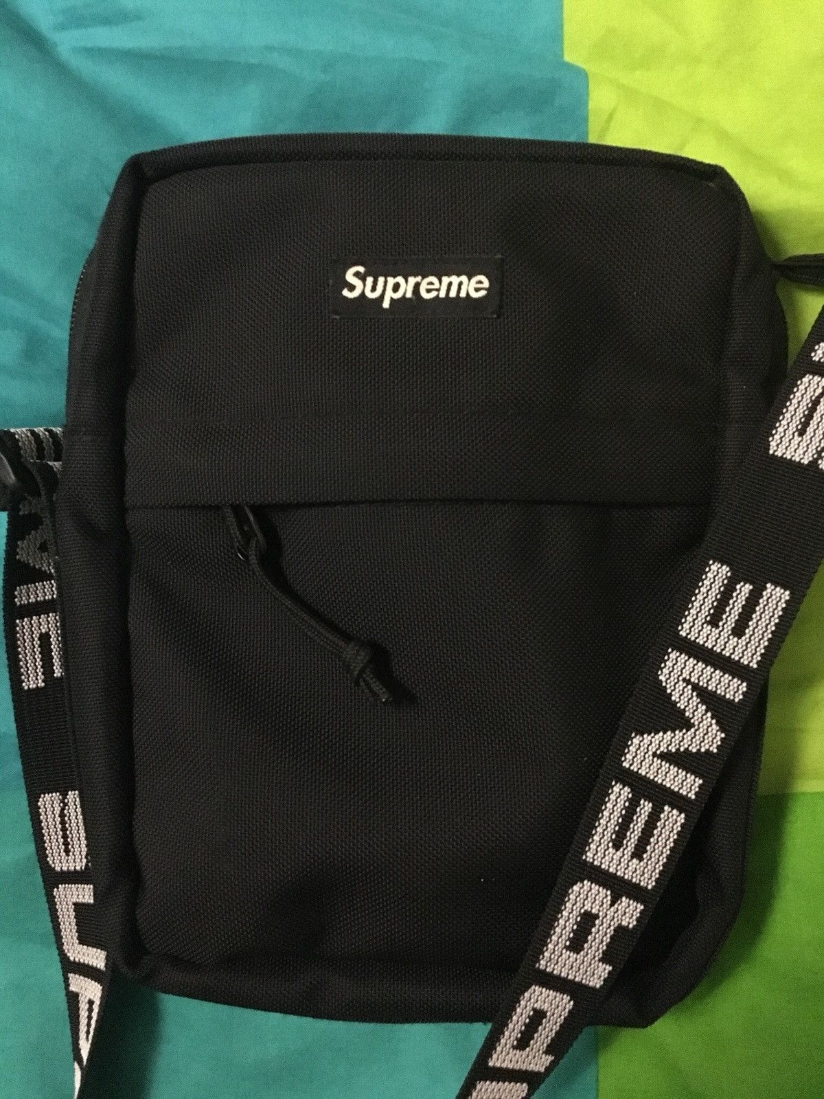 Supreme Shoulder Bag (SS18) Black  Shoulder bag women, Bags, Black shoulder  bag