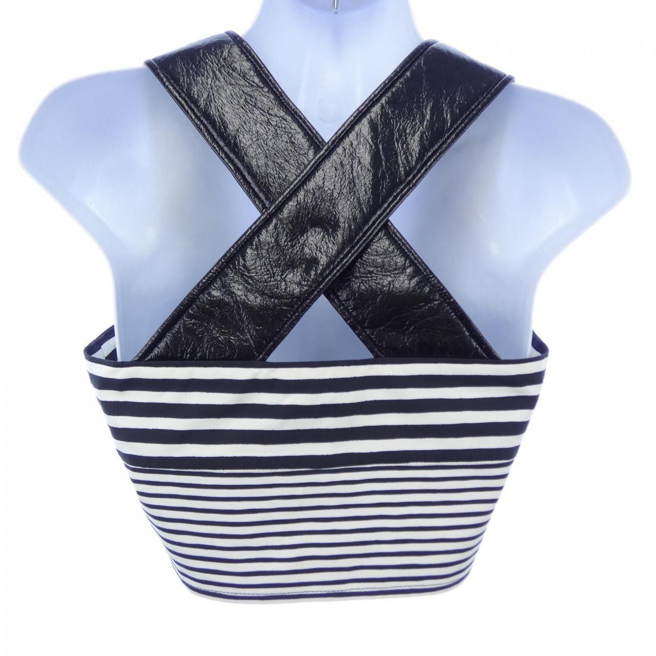 Louis Vuitton Louis Vuitton Louis Vuitton Mix Stripe Crop Top Top Textile Tops FPBL24222 DUTY FREE for USA Size ONE SIZE - 2 Thumbnail