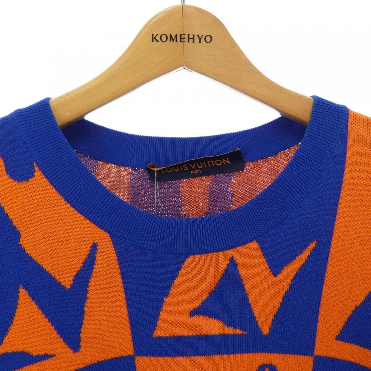 Louis Vuitton Louis Vuitton Louis Vuitton LV Jazz Flyer Short Sleeve Knitwear Knitwear Textile Tops HON35WOY8 DUTY FREE for USA Size ONE SIZE - 5 Thumbnail