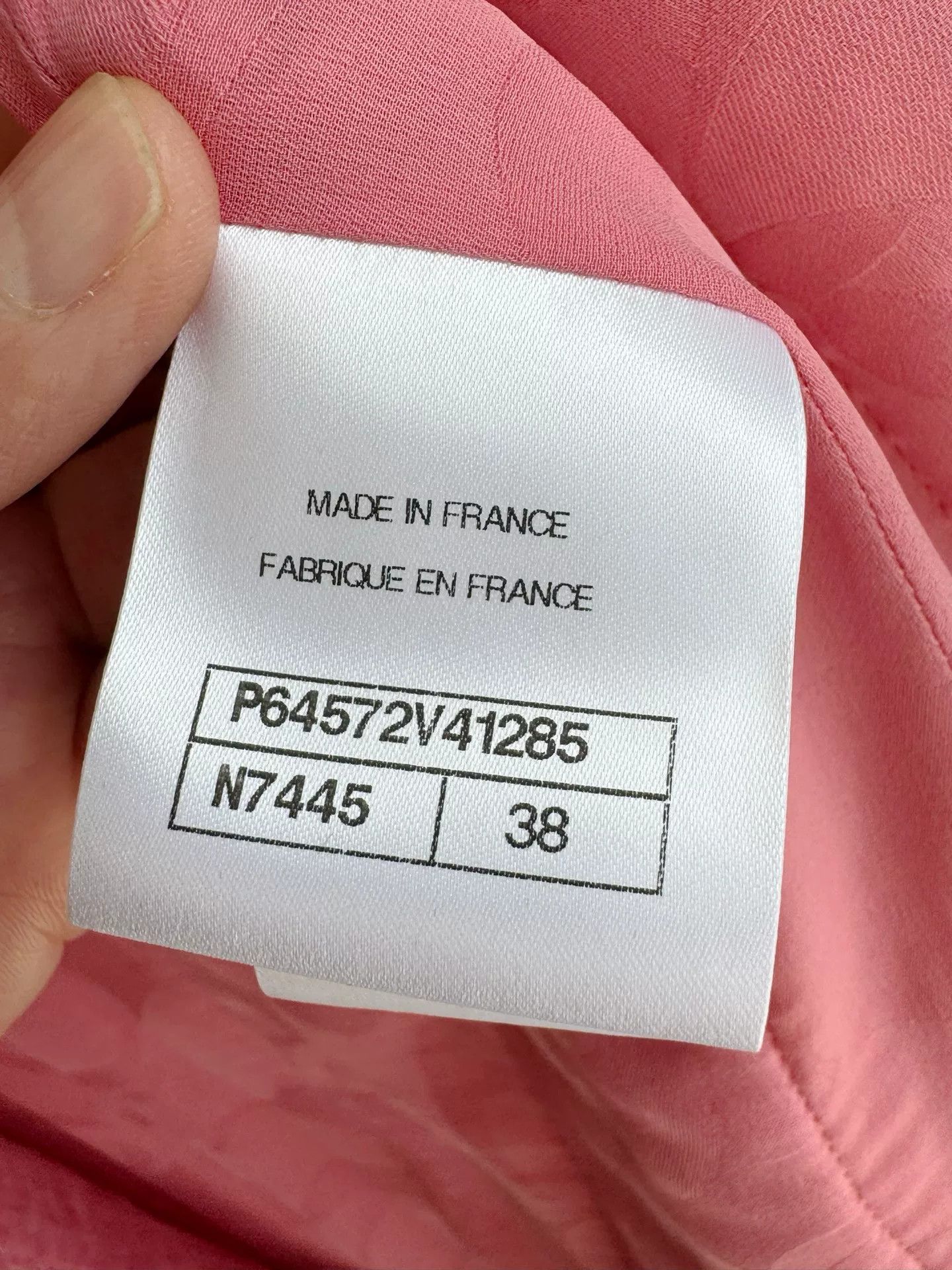 Chanel Chanel 20A Pink Jacket Size S / US 4 / IT 40 - 8 Thumbnail
