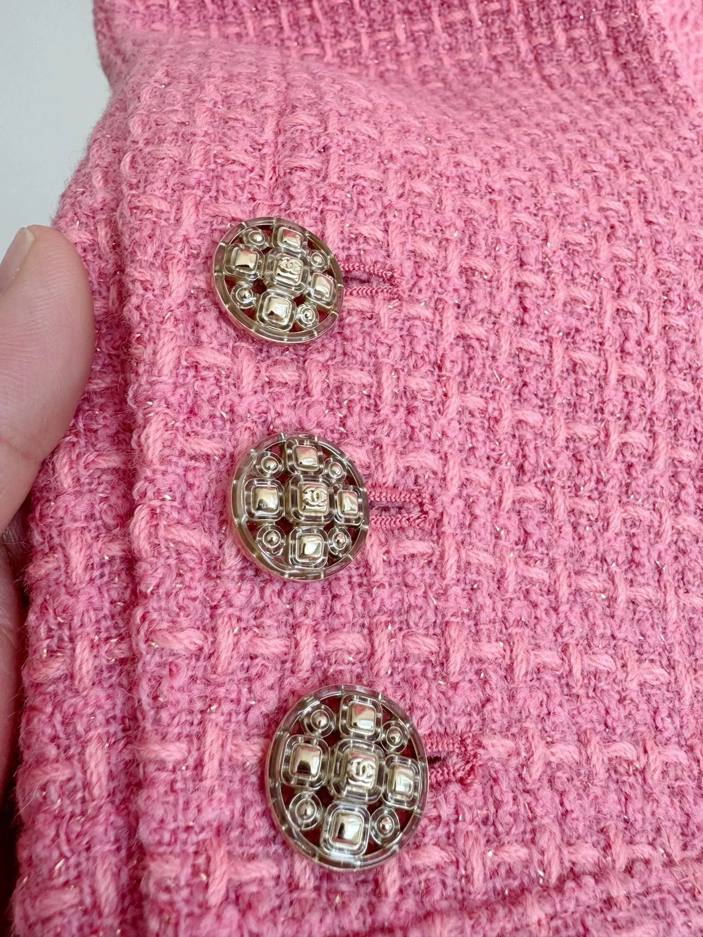 Chanel Chanel 20A Pink Jacket Size S / US 4 / IT 40 - 7 Thumbnail