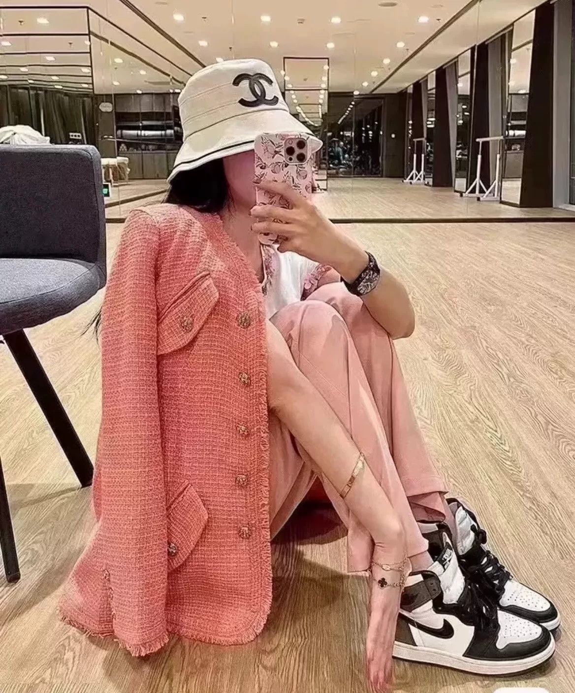 Chanel Chanel 20A Pink Jacket Size S / US 4 / IT 40 - 9 Thumbnail